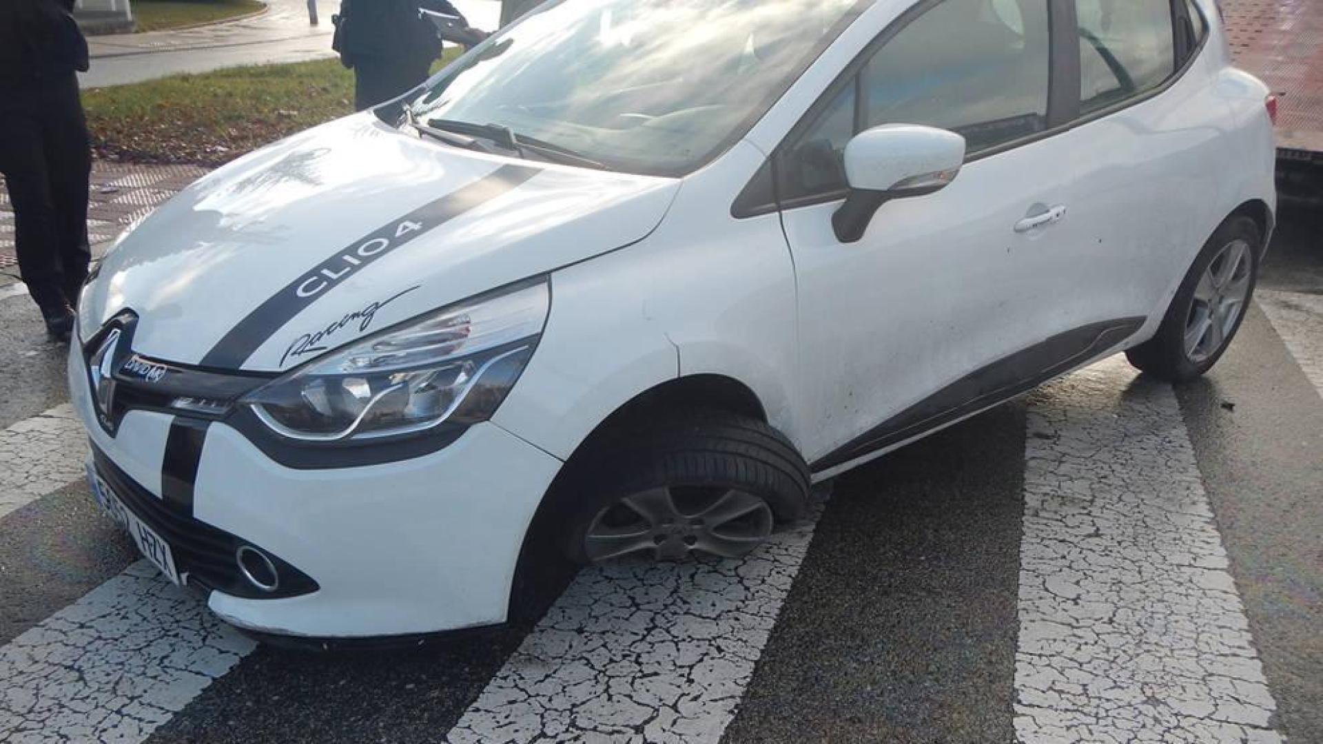 Acusado por alcoholemia tras salirse de la vía en el polígono de Landaben de Pamplona