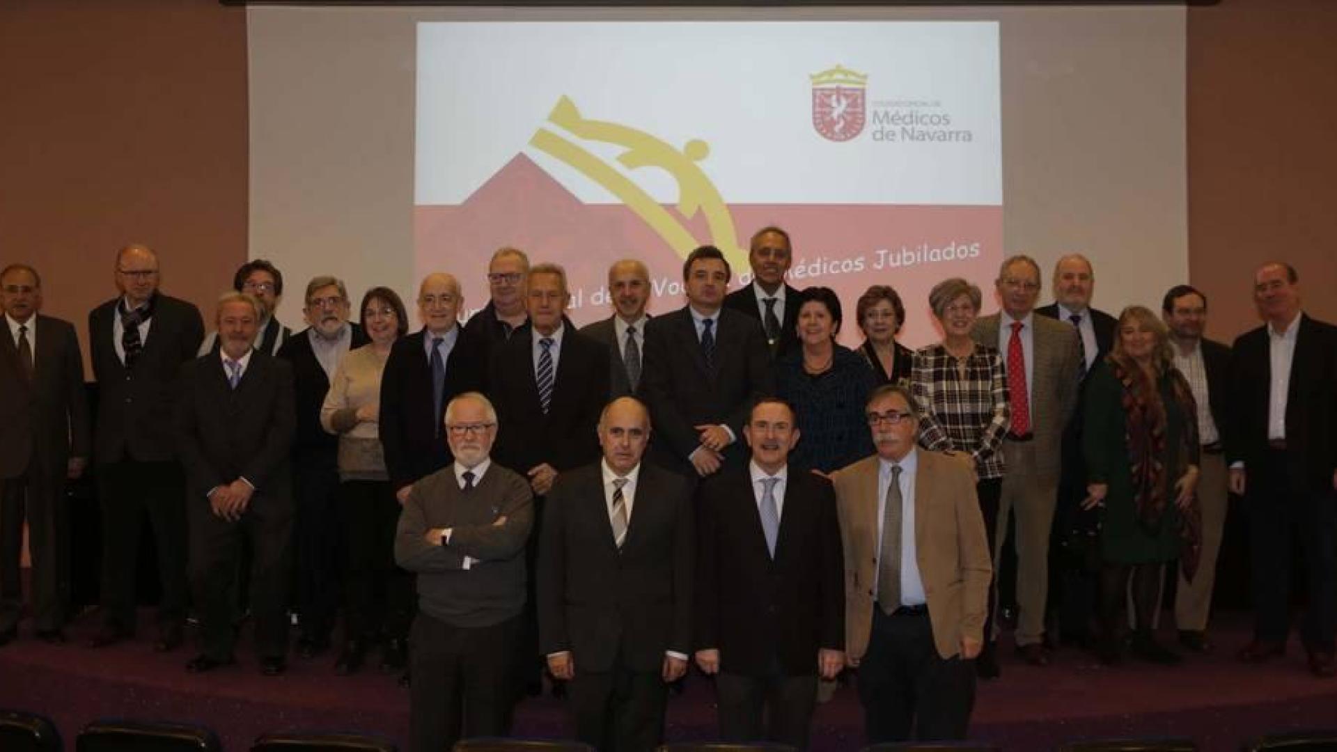 Homenaje a los 64 médicos jubilados en 2017 en Navarra