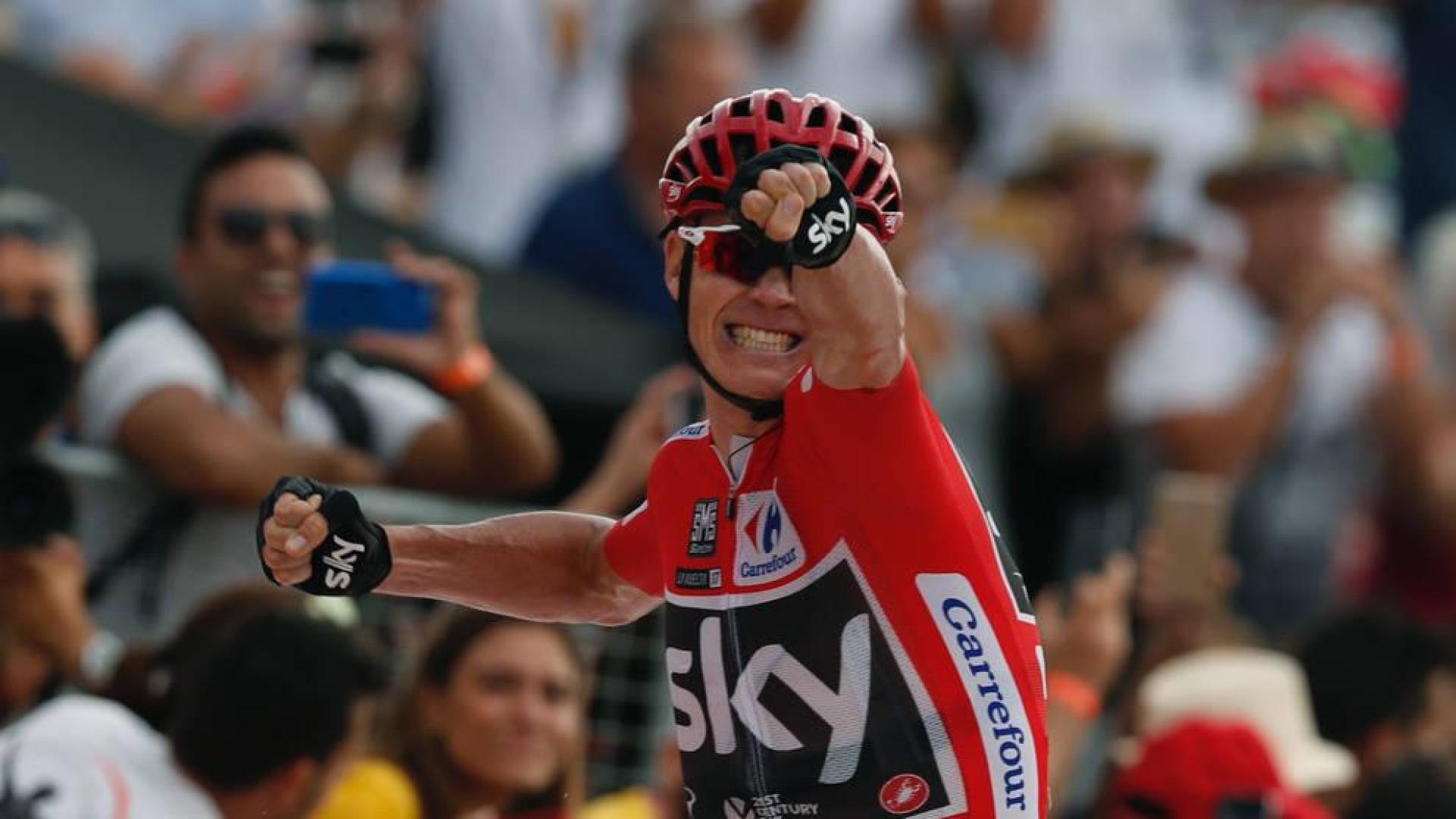 Froome brilla en la Cumbre del Sol y refuerza el maillot rojo
