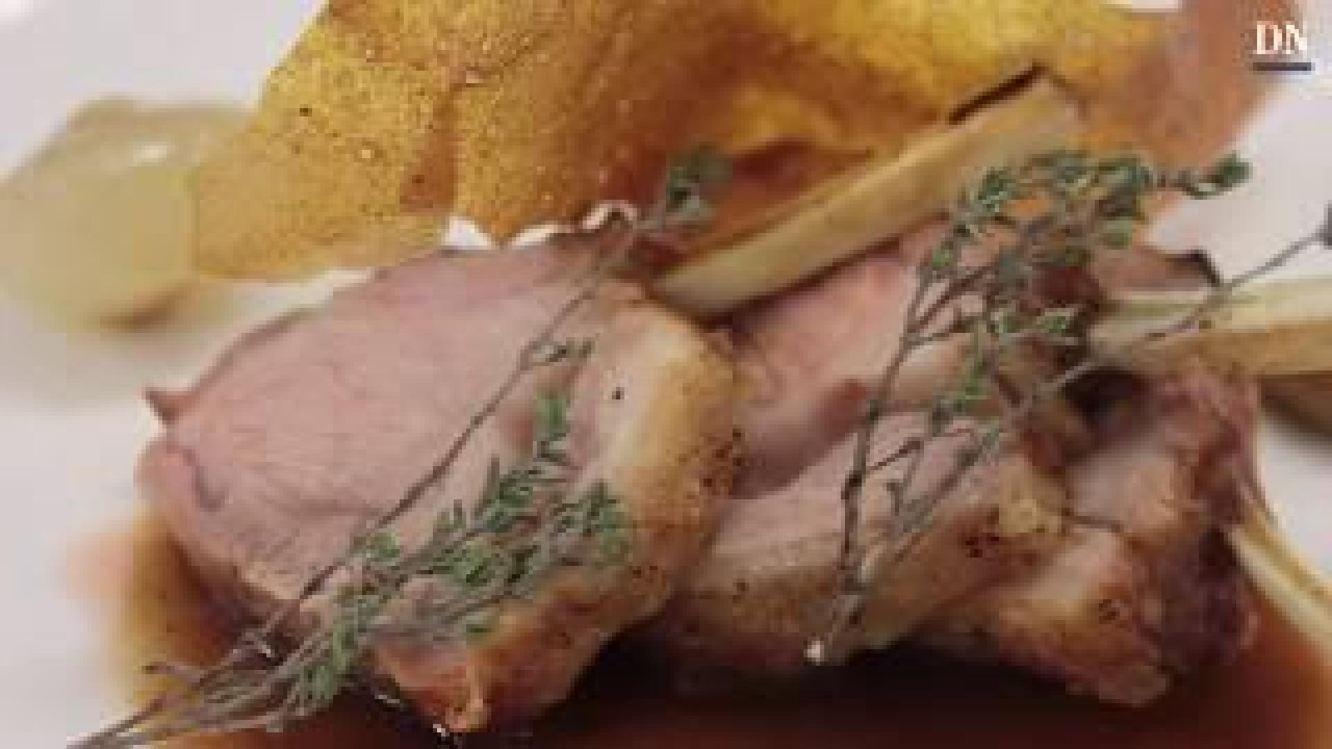 Costillar de cordero asado de Javier Díaz