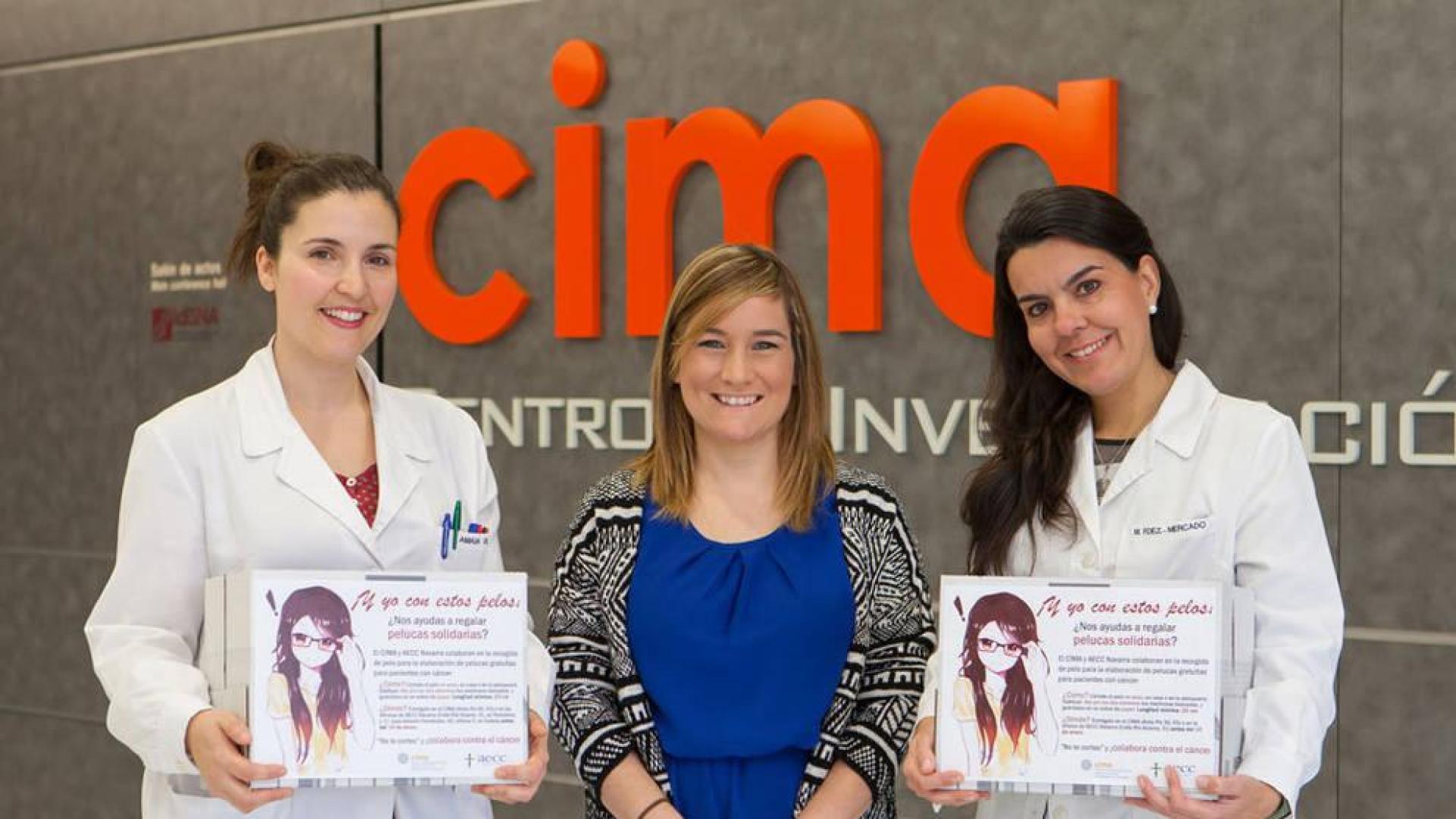 Mechones solidarios contra el cáncer en Navarra