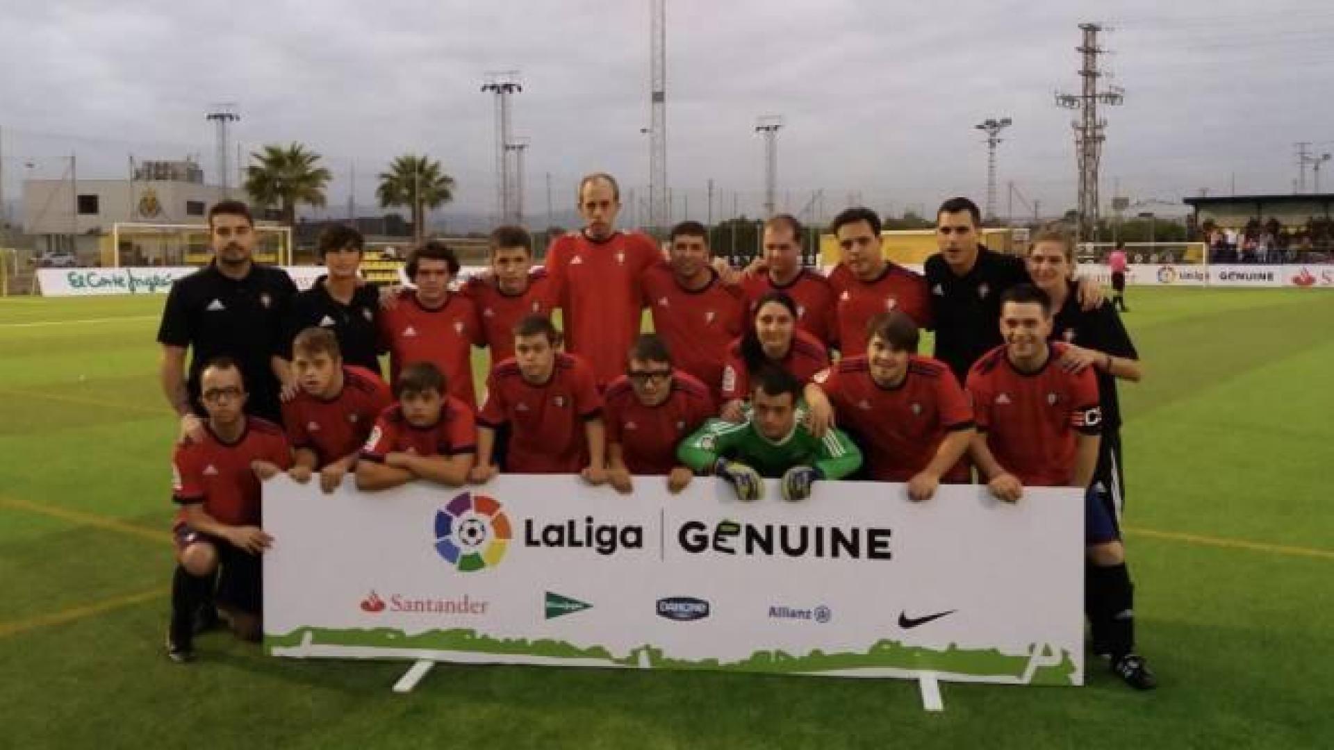 Los rojillos de LaLiga Genuine serán los protagonistas antes del Osasuna-Numancia