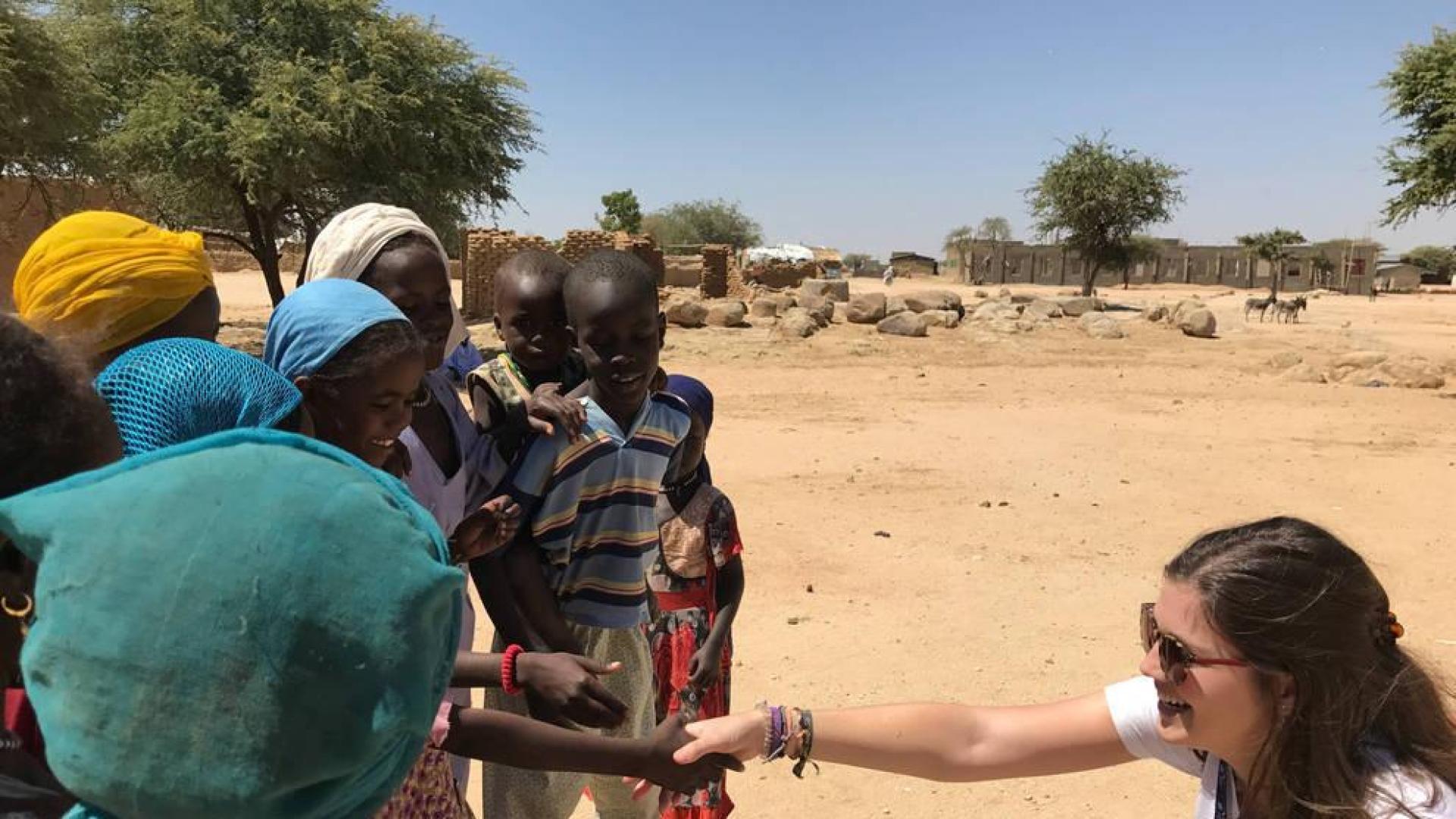 La navarra María Salsamendi, con los refugiados en Chad