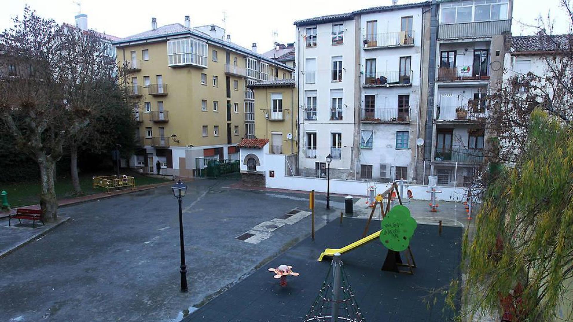 Plaza de Santa Ana en Pamplona.