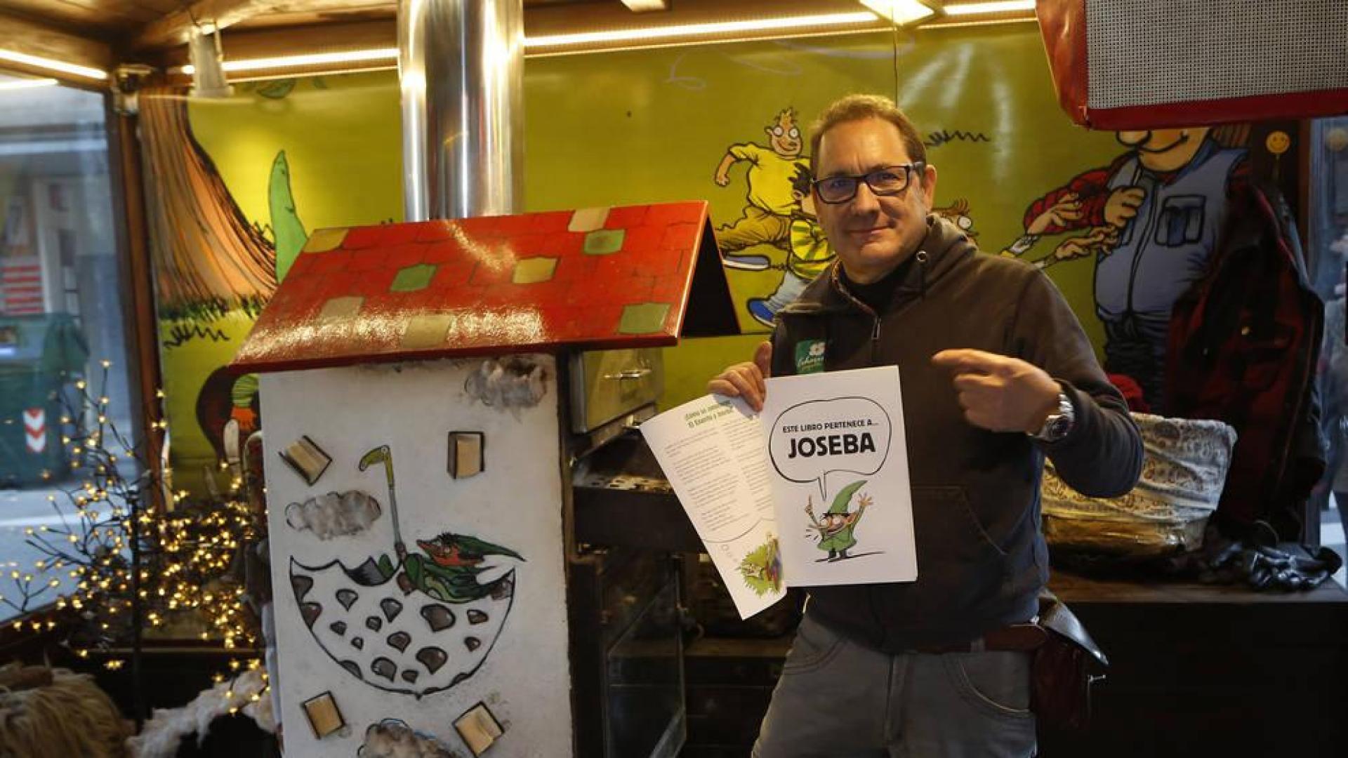 Personajes de cuento junto al enanito Fermín