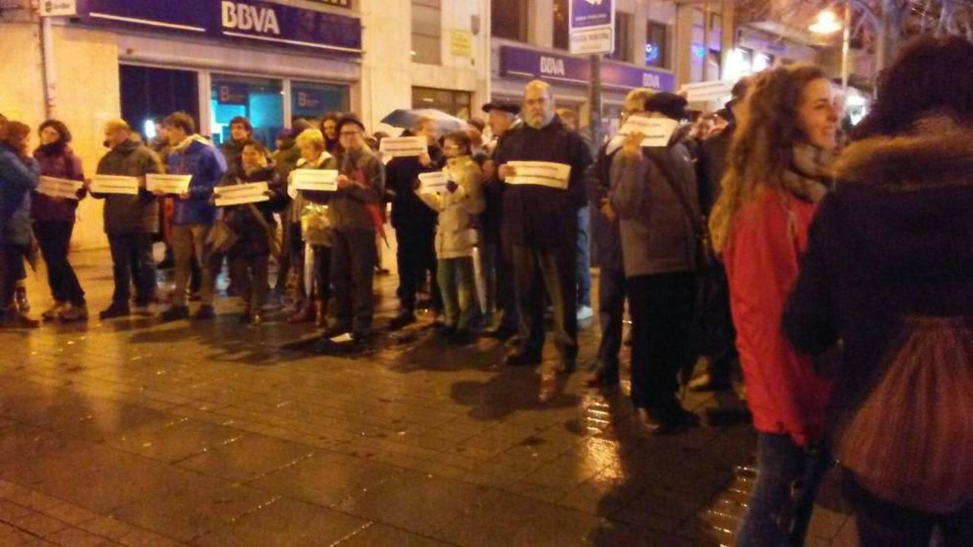 Solidaridad en Pamplona con la defensora de los derechos humanos Helena Maleno