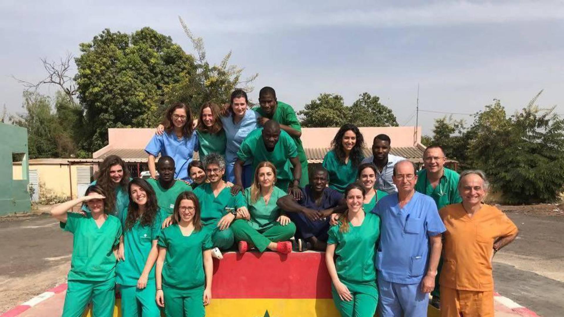 Cirujanos pediátricos navarros en Senegal