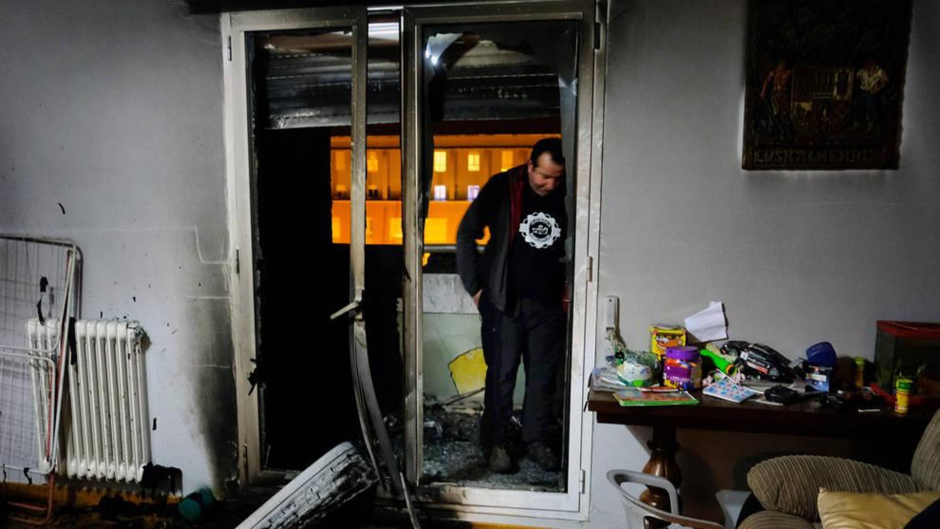 Afectados por el incendio en San Jorge: "Si nos llega a pasar de noche, no salimos"