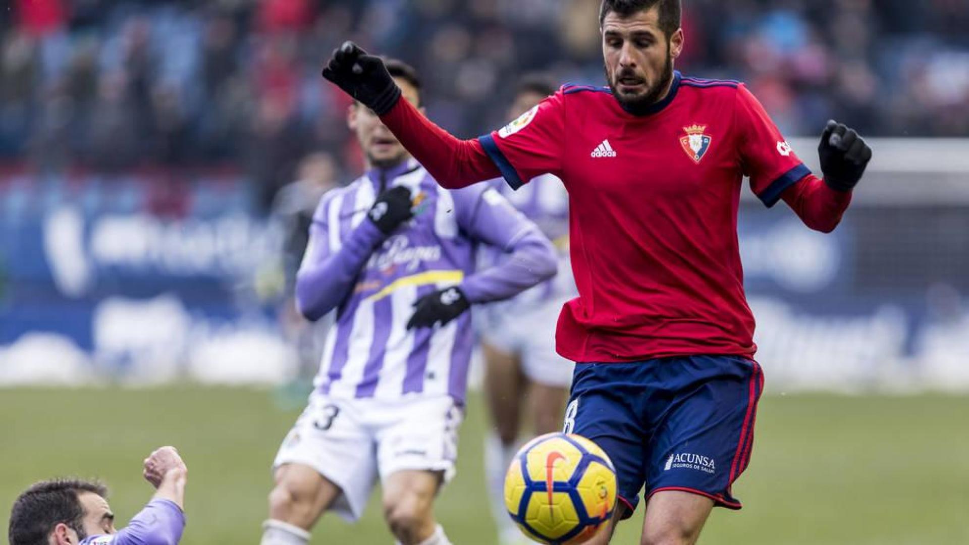 Primer penalti a favor de Osasuna tras 29 partidos