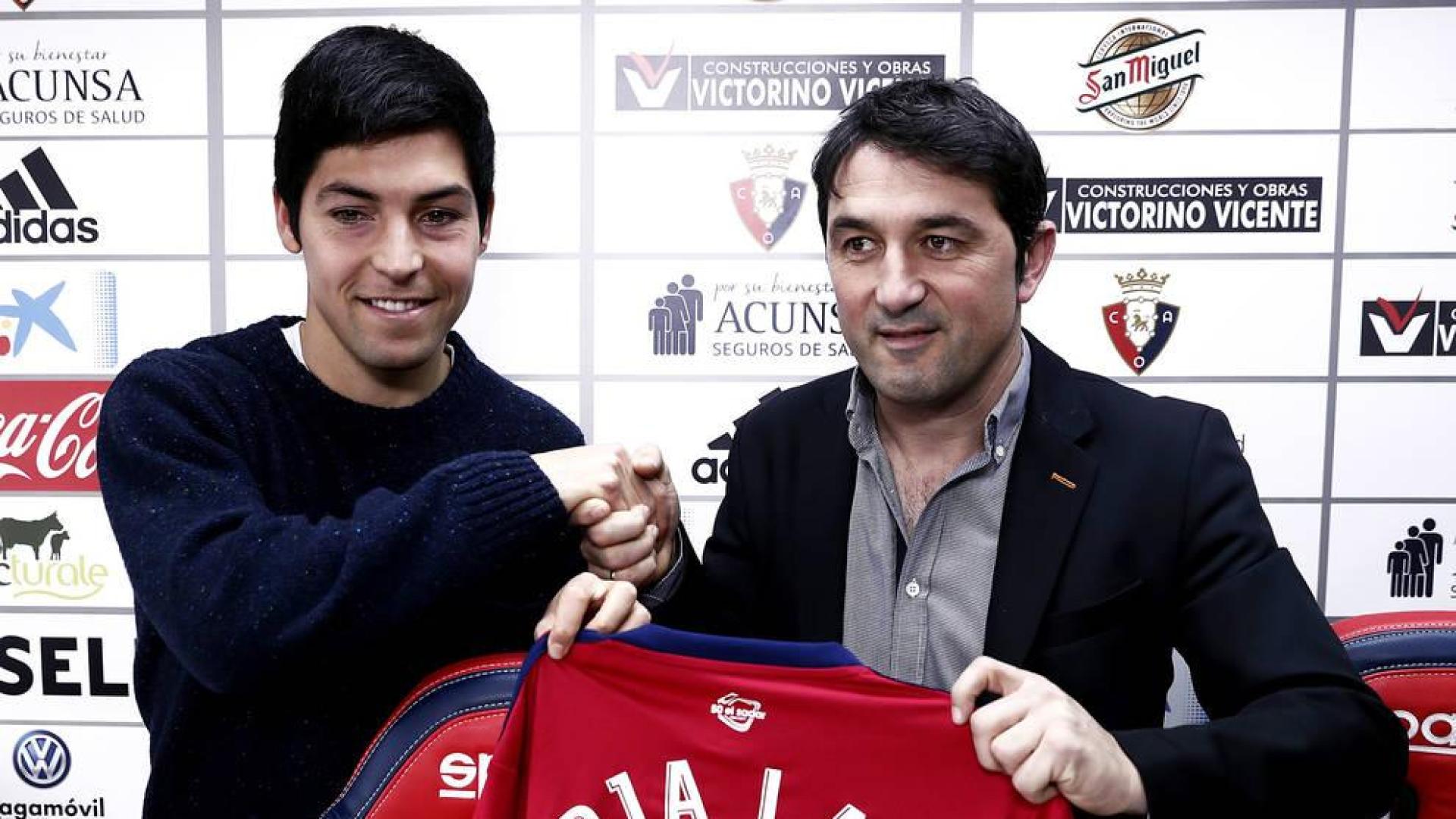 Lasso: "Ojalá pueda estar muchos años en Osasuna"