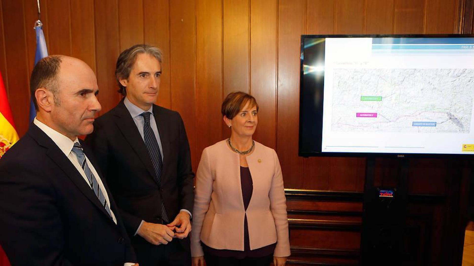 De la Serna confirma que la conexión de la 'Y vasca' con Vitoria es "la más ventajosa"