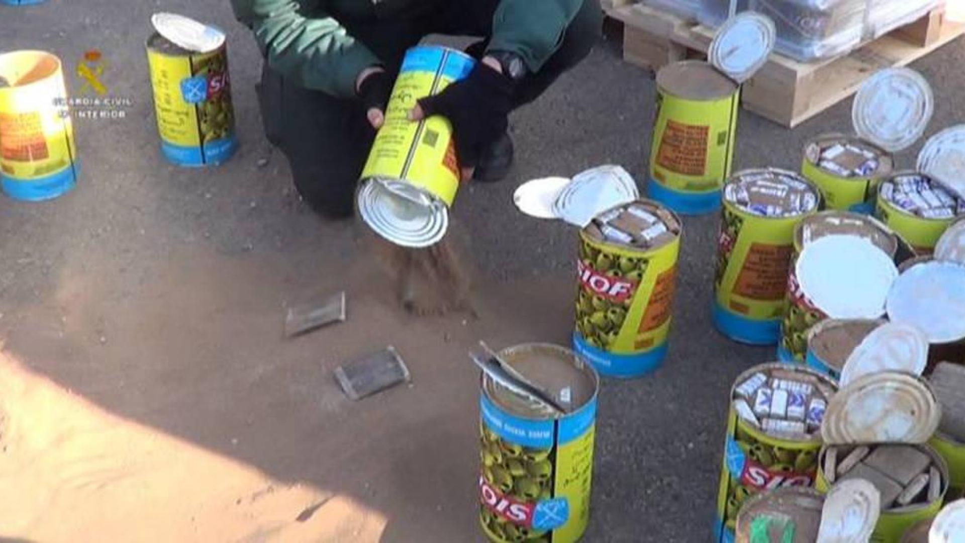 Condenados por robar un camión con hachís en latas de aceitunas