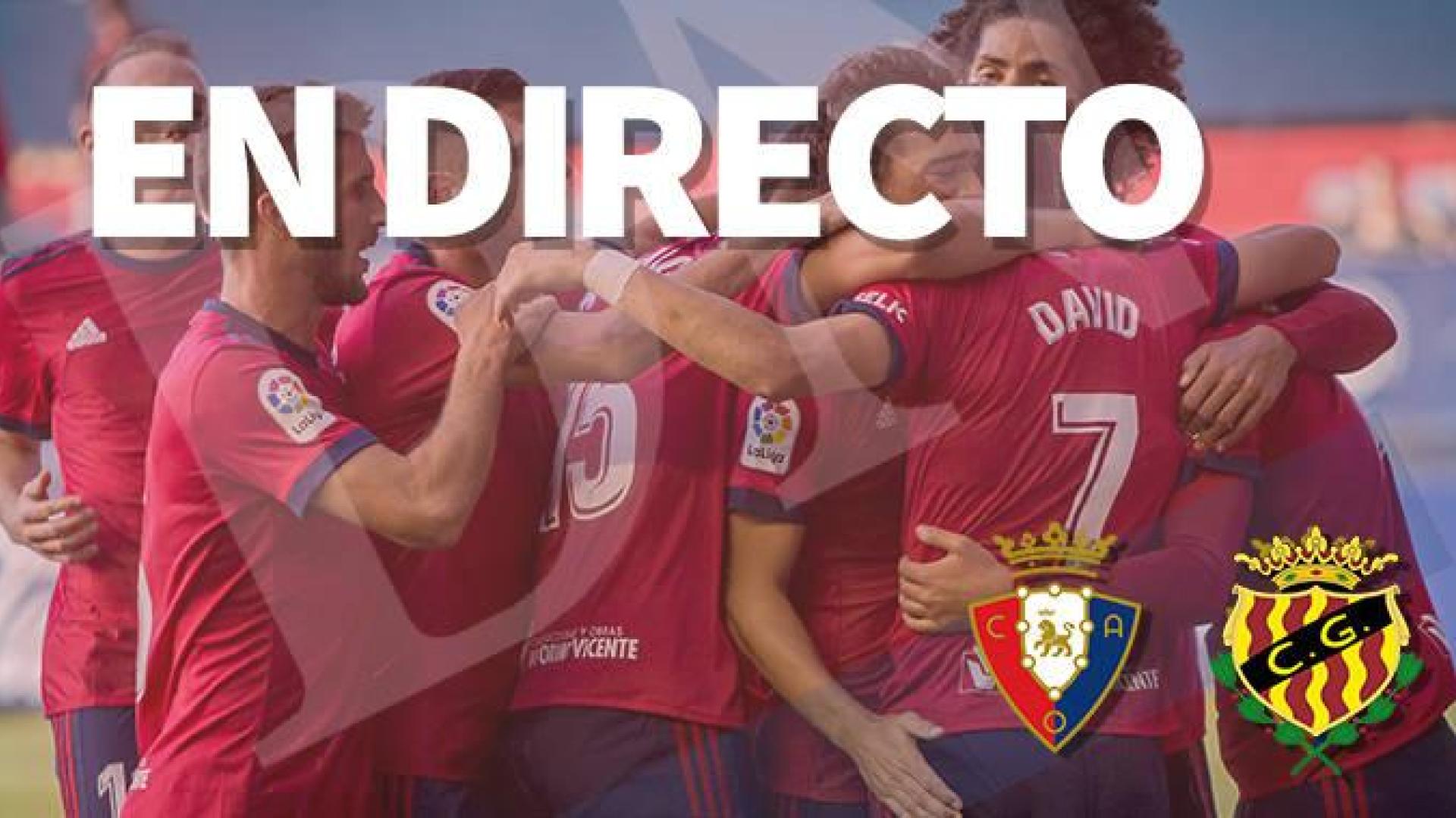 Osasuna-Nástic, en directo