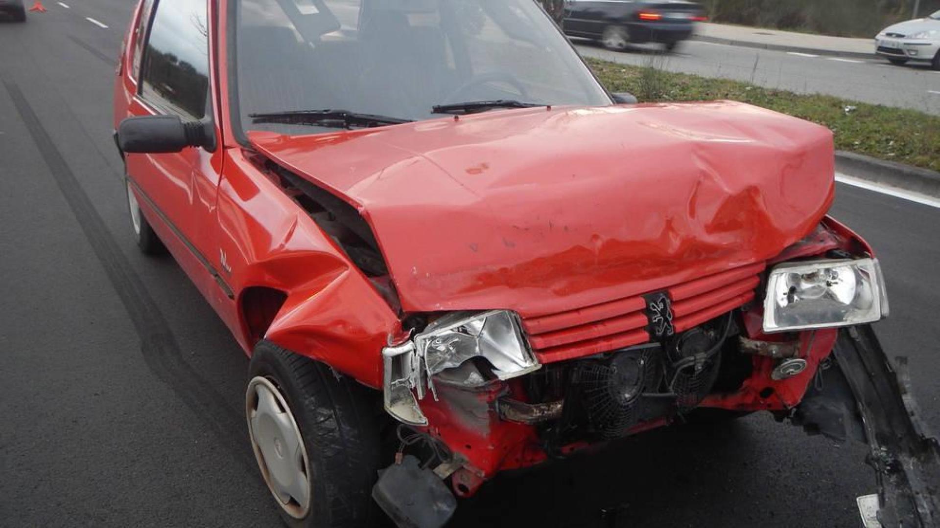 Atropellado en un paso de peatones tras una colisión por alcance en Pamplona
