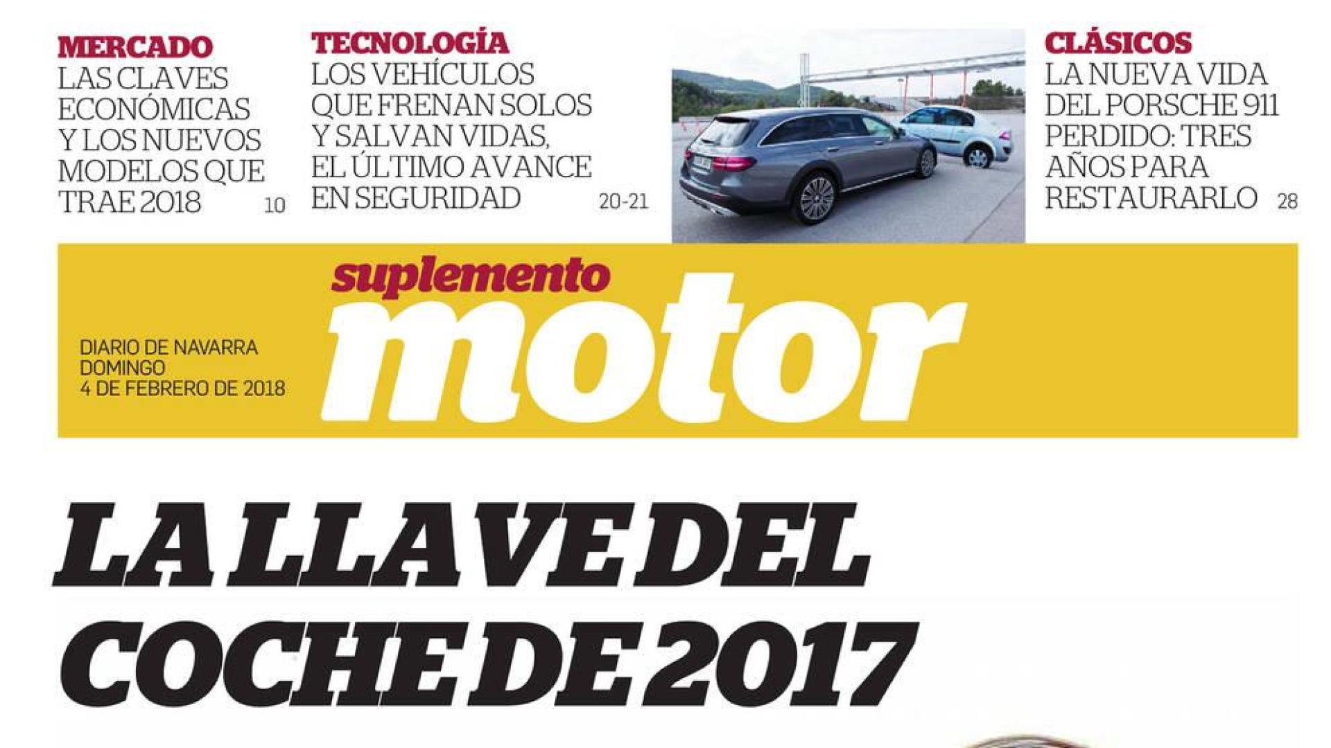 Suplemento del Coche del año 2017, este domingo