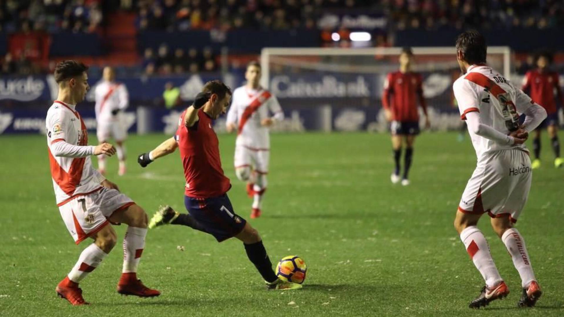 Osasuna reacciona en la segunda parte y suma un punto contra el Rayo