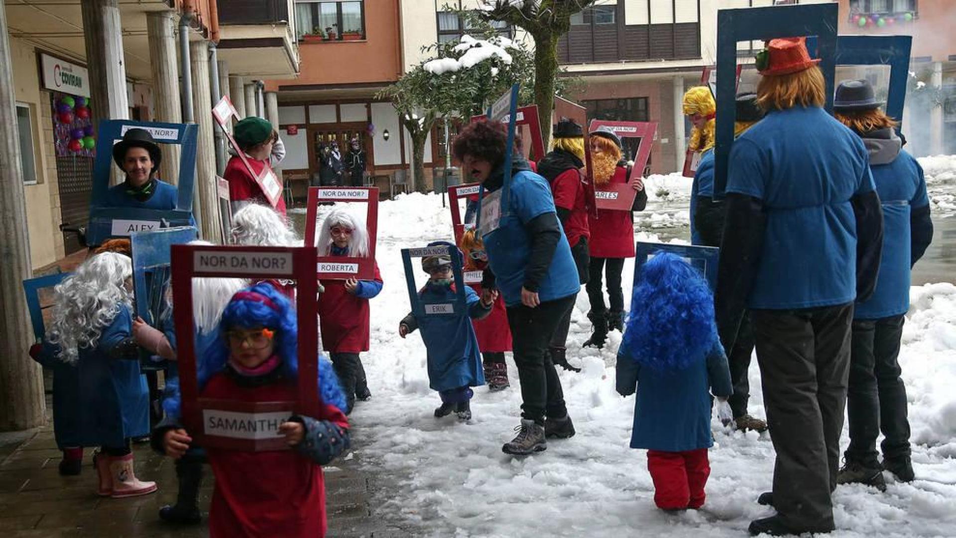 Blanco Carnaval en Lekunberri
