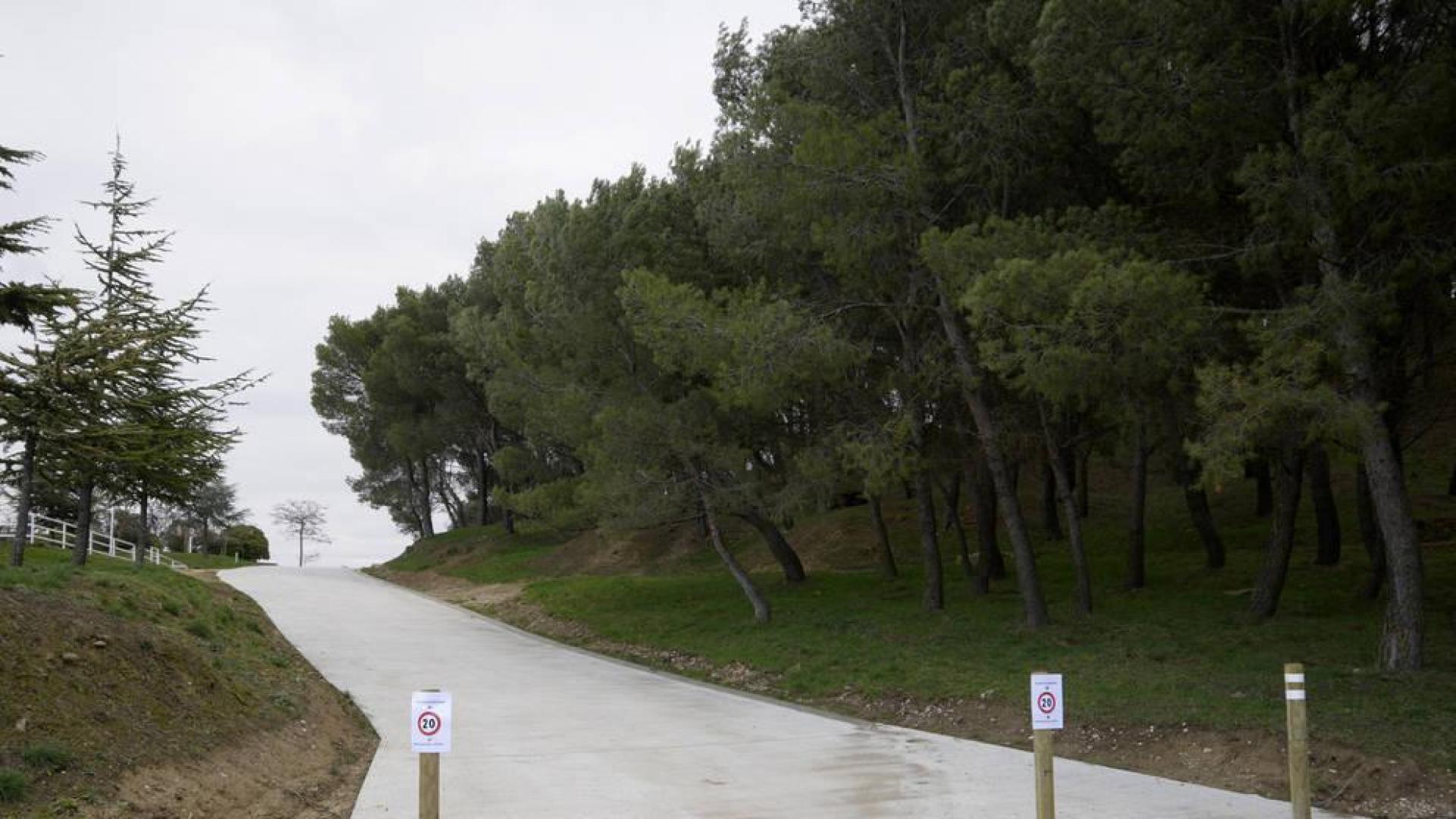 Tafalla abre al tráfico el camino de los pinos limitando la velocidad