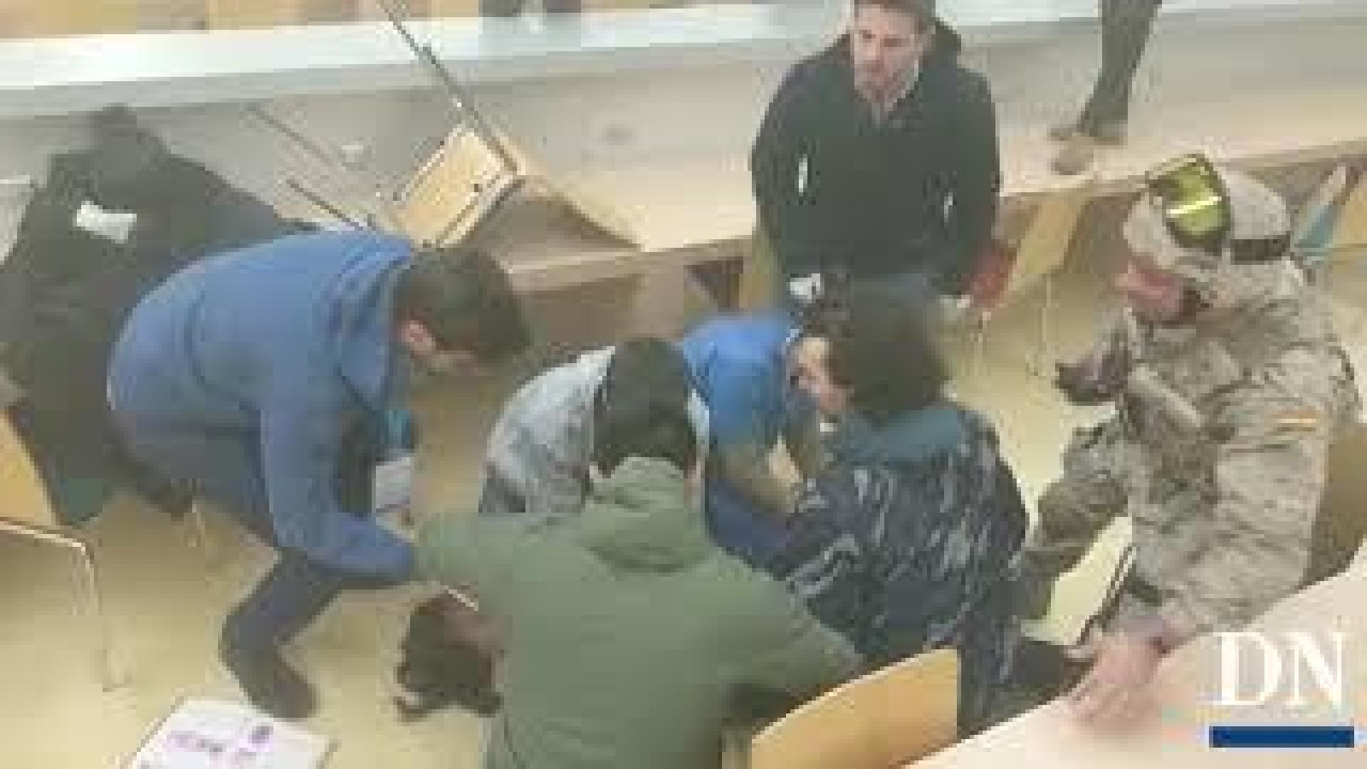 Simulacro de atentado en la Universidad de Navarra