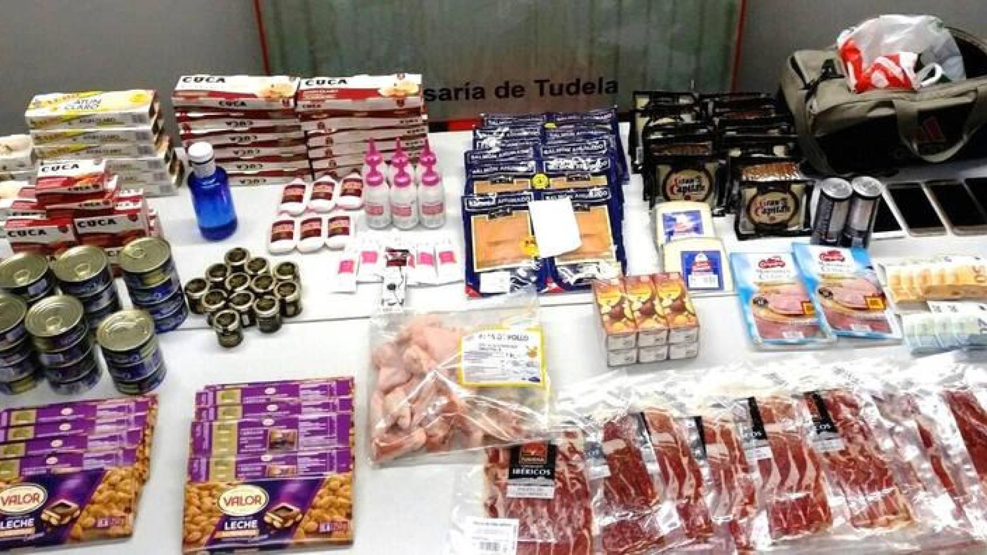 Cae en Tudela una banda que usaba mallas deportivas para robar en supermercados