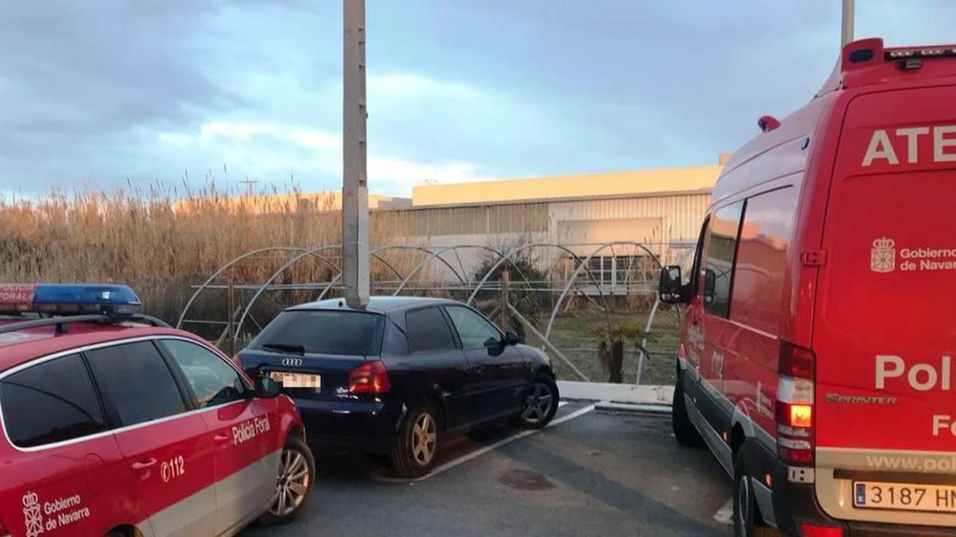 Un conductor sin puntos se salta un control en Tudela y da positivo en alcohol y drogas