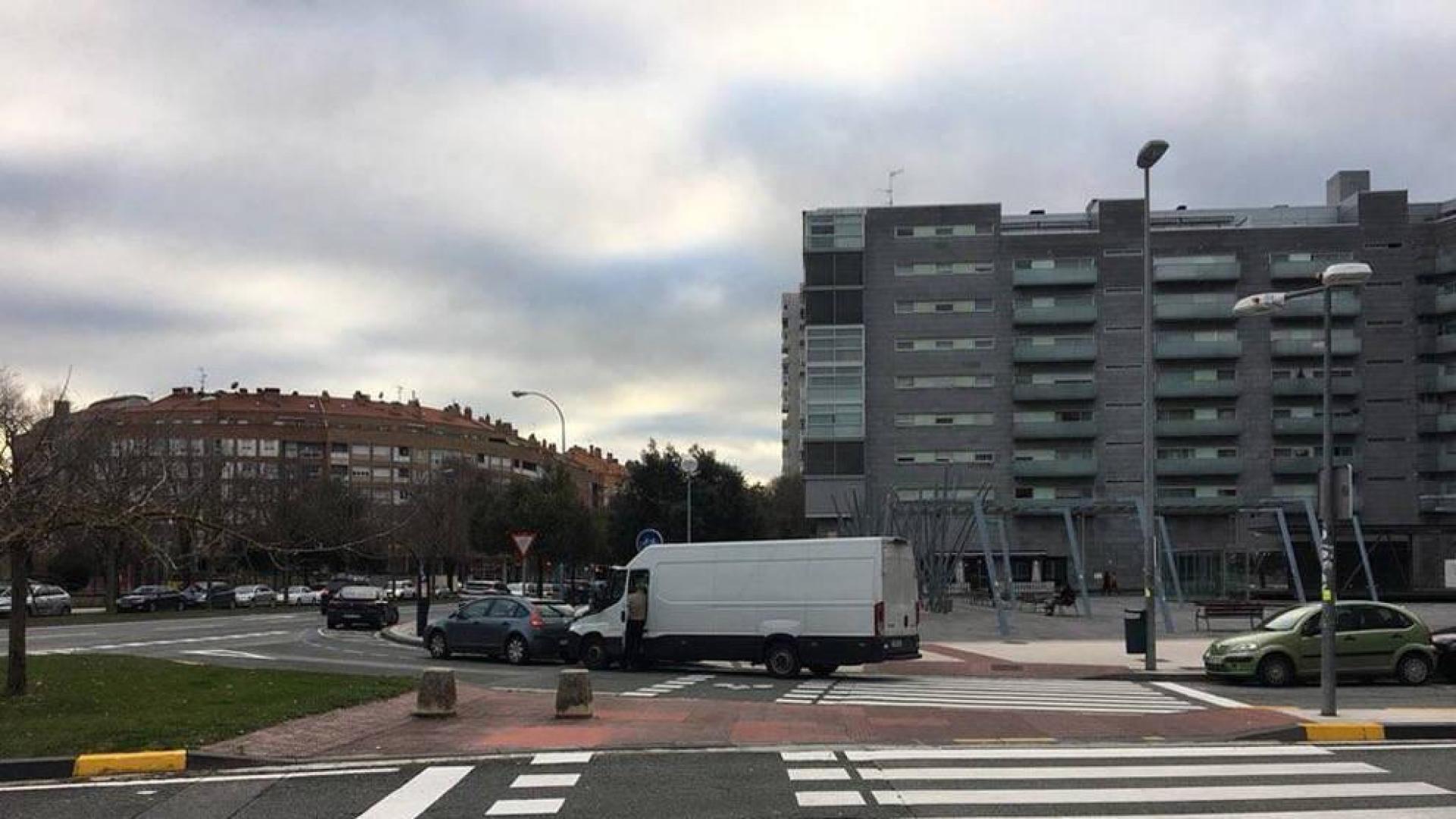 Invasiones que impiden la movilidad en Pamplona