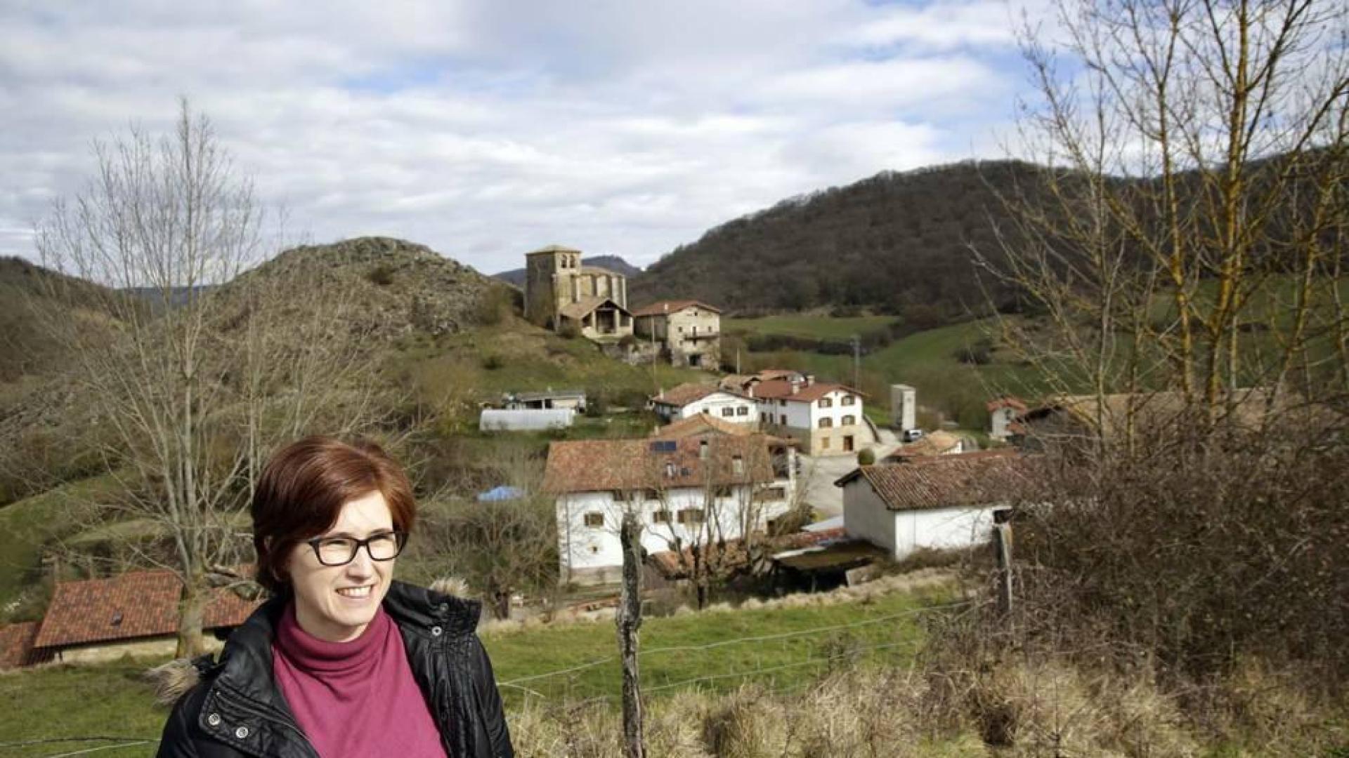 María vive y trabaja en Gaskue
