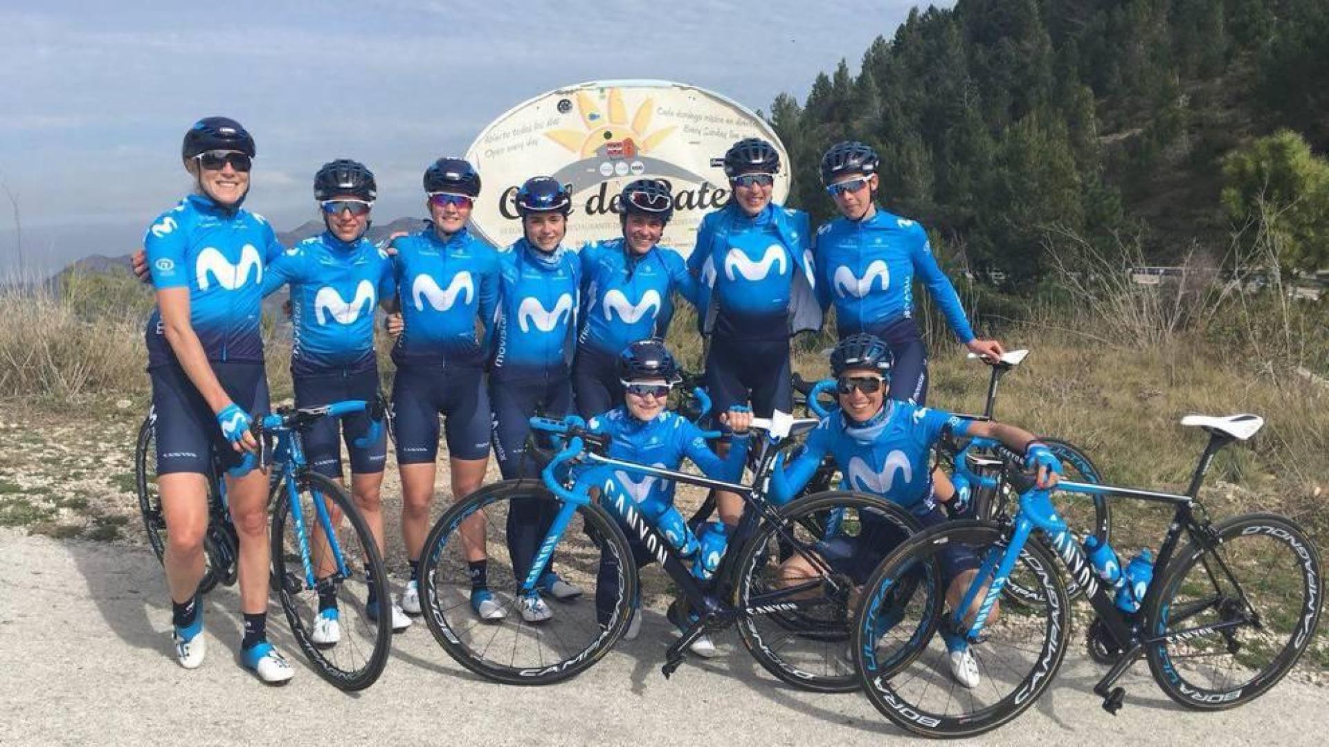 El Movistar Team femenino debuta como equipo en la Setmana Ciclista Valenciana