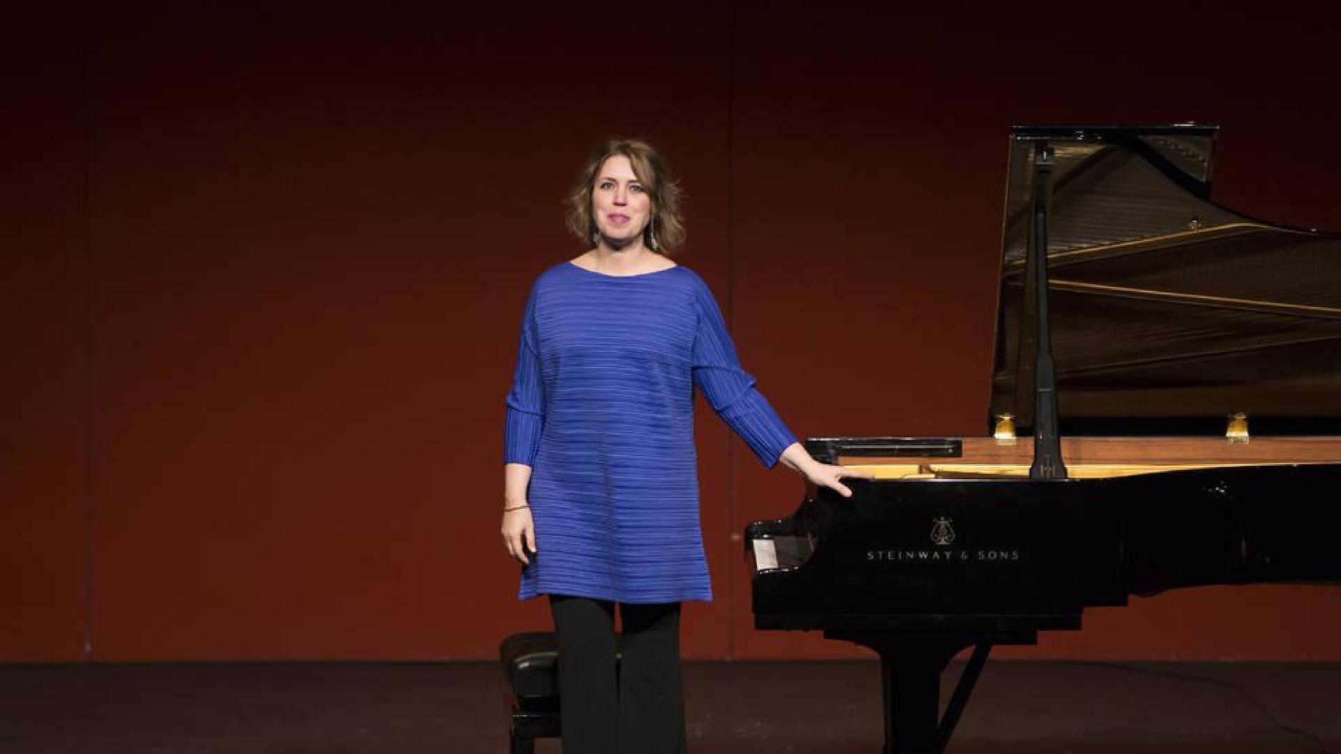 El concierto de la pianista Gabriela Montero en el Gayarre, como en otros tiempos