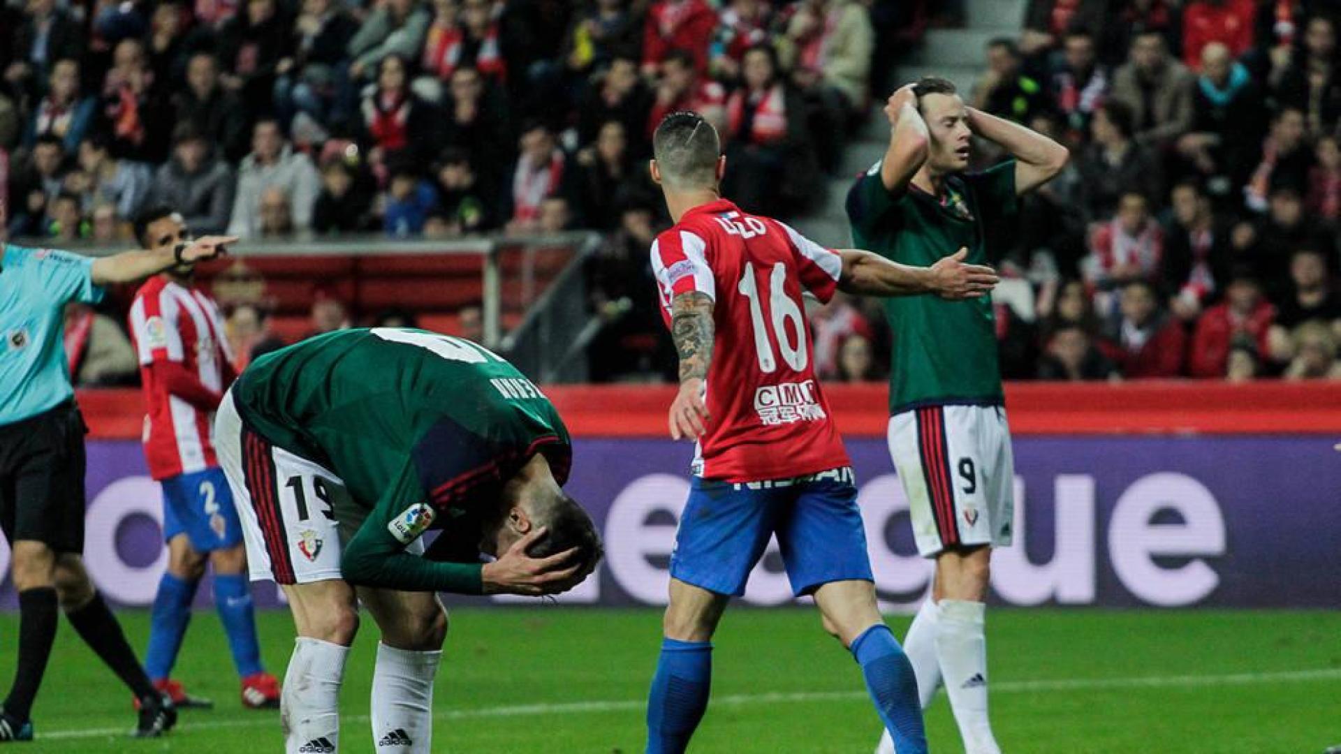 El Molinón, campo maldito para Osasuna