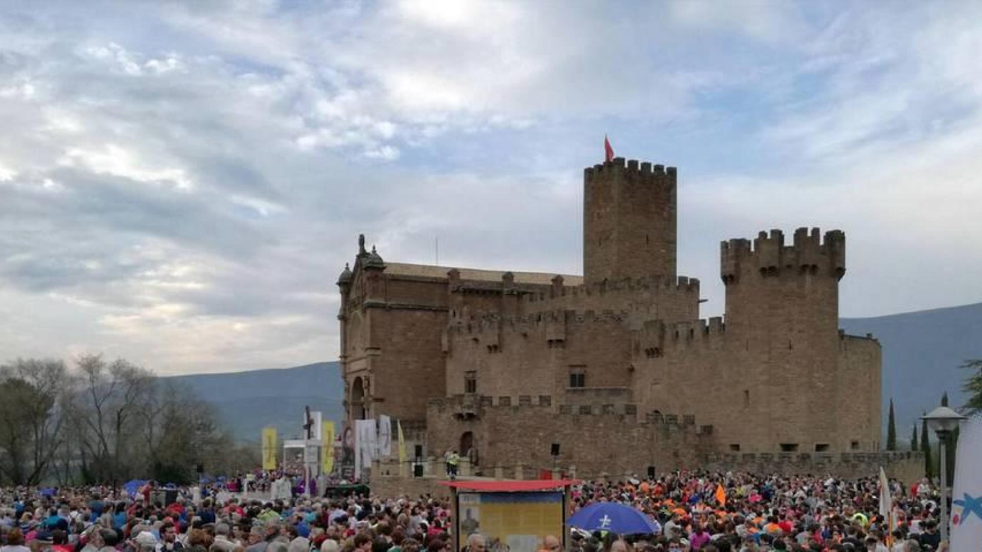 Imágenes de los lectores de las Javieradas de 2017 en Navarra.