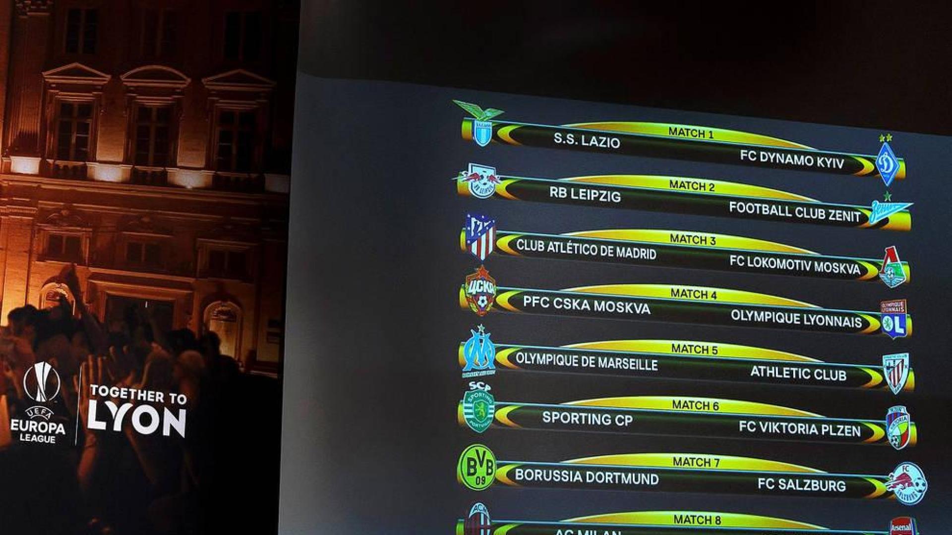 Lokomotiv y Marsella, rivales de Atlético y Athletic