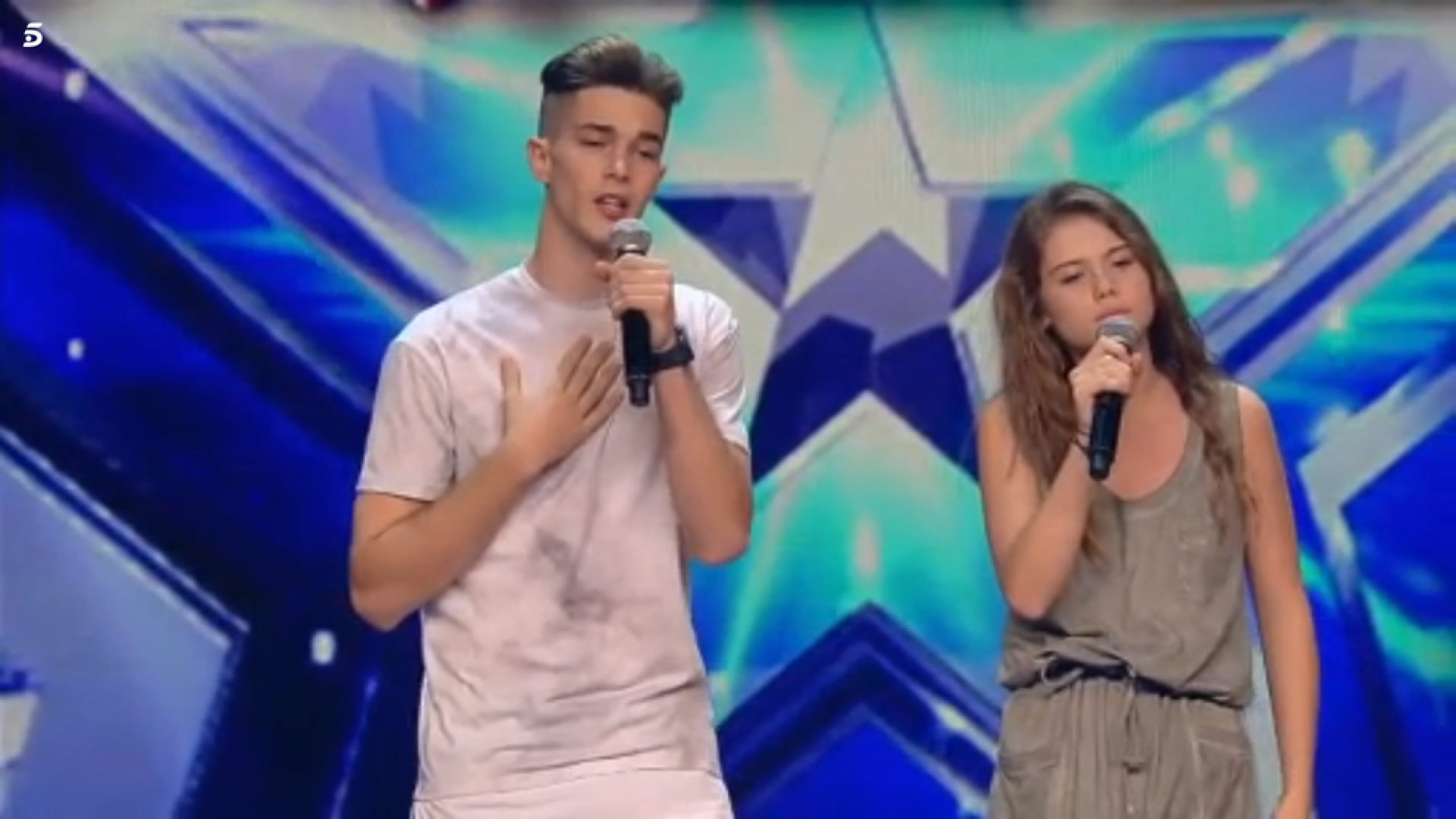 El dueto de Pamplona que no convenció al jurado de 'Got Talent'