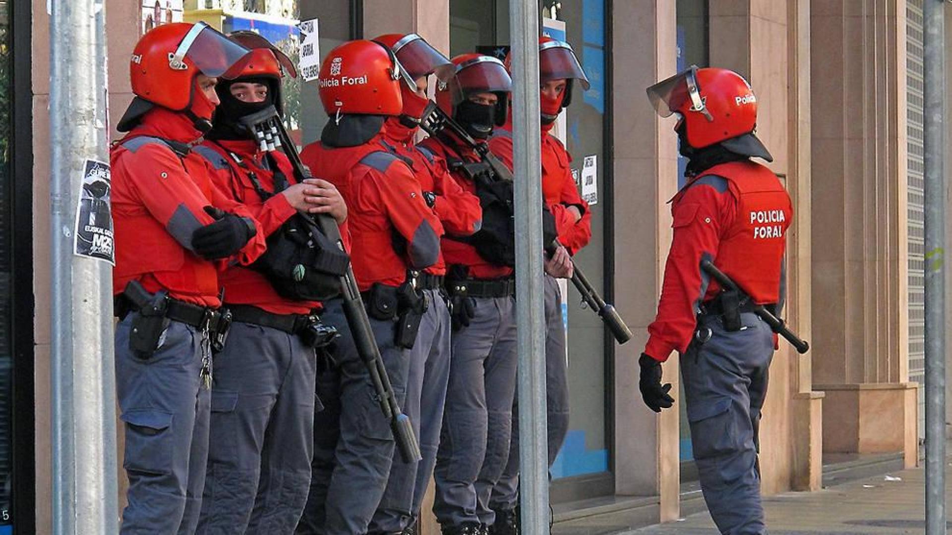La Policía Foral dejará de usar pelotas de goma a final de año