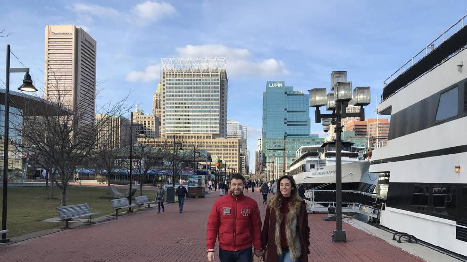 Alejandro y Laura, un ingeniero y una abogada pamploneses en Baltimore