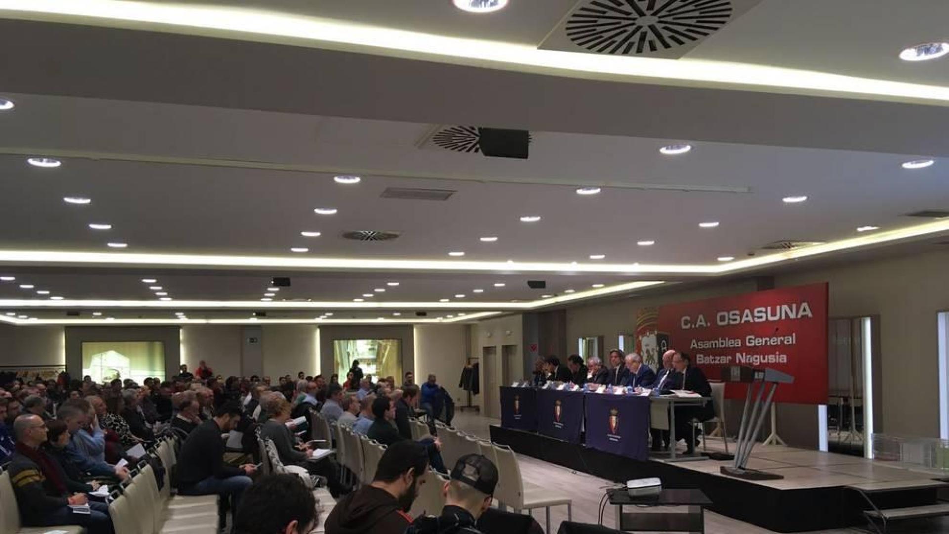 La Asamblea de socios de Osasuna, en directo