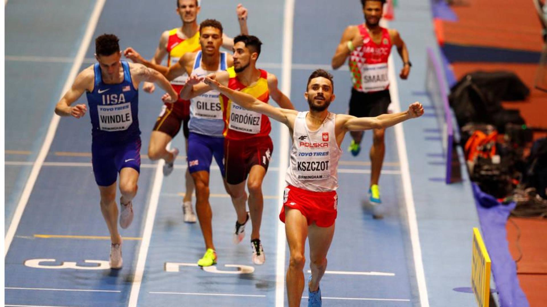 Saúl Ordóñez, plata en 800 tras la descalificación de Windle