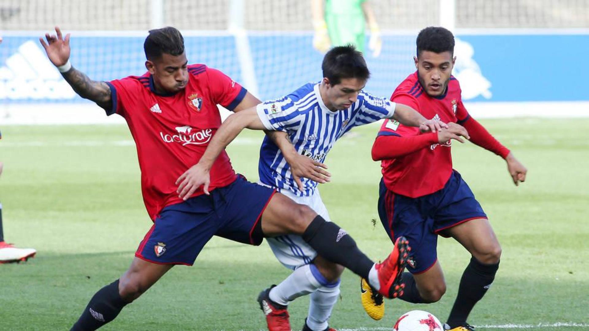 Empate sin goles en el duelo de filiales Real Sociedad y Osasuna