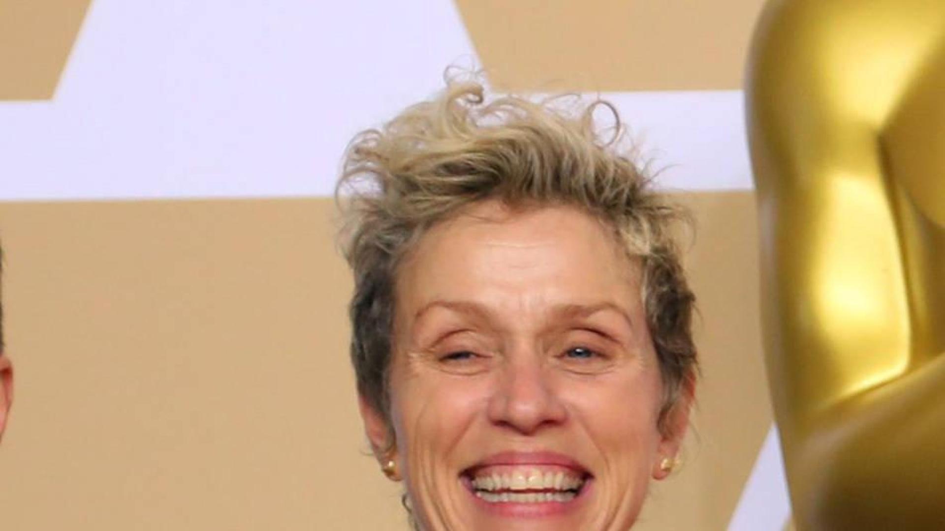 Frances McDormand obtiene el Óscar a la mejor actriz por 'Tres anuncios'