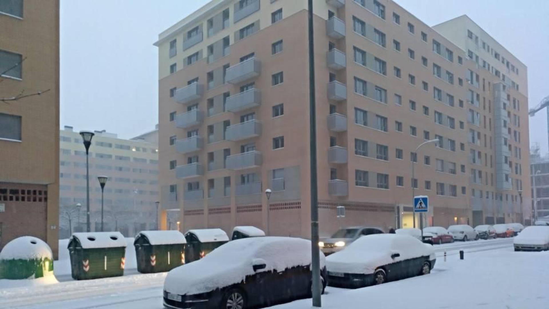 Nieve en Pamplona