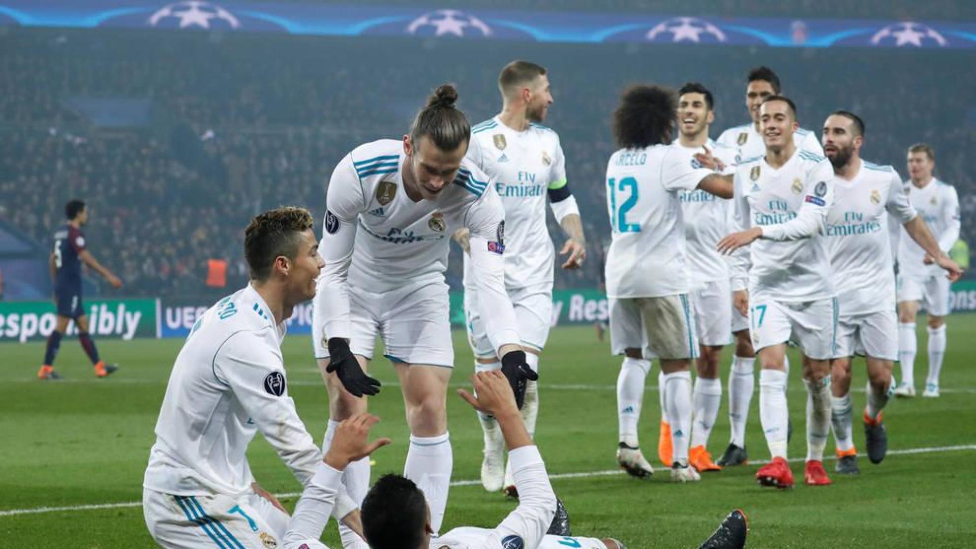 El Real Madrid conquista París y accede a cuartos de final