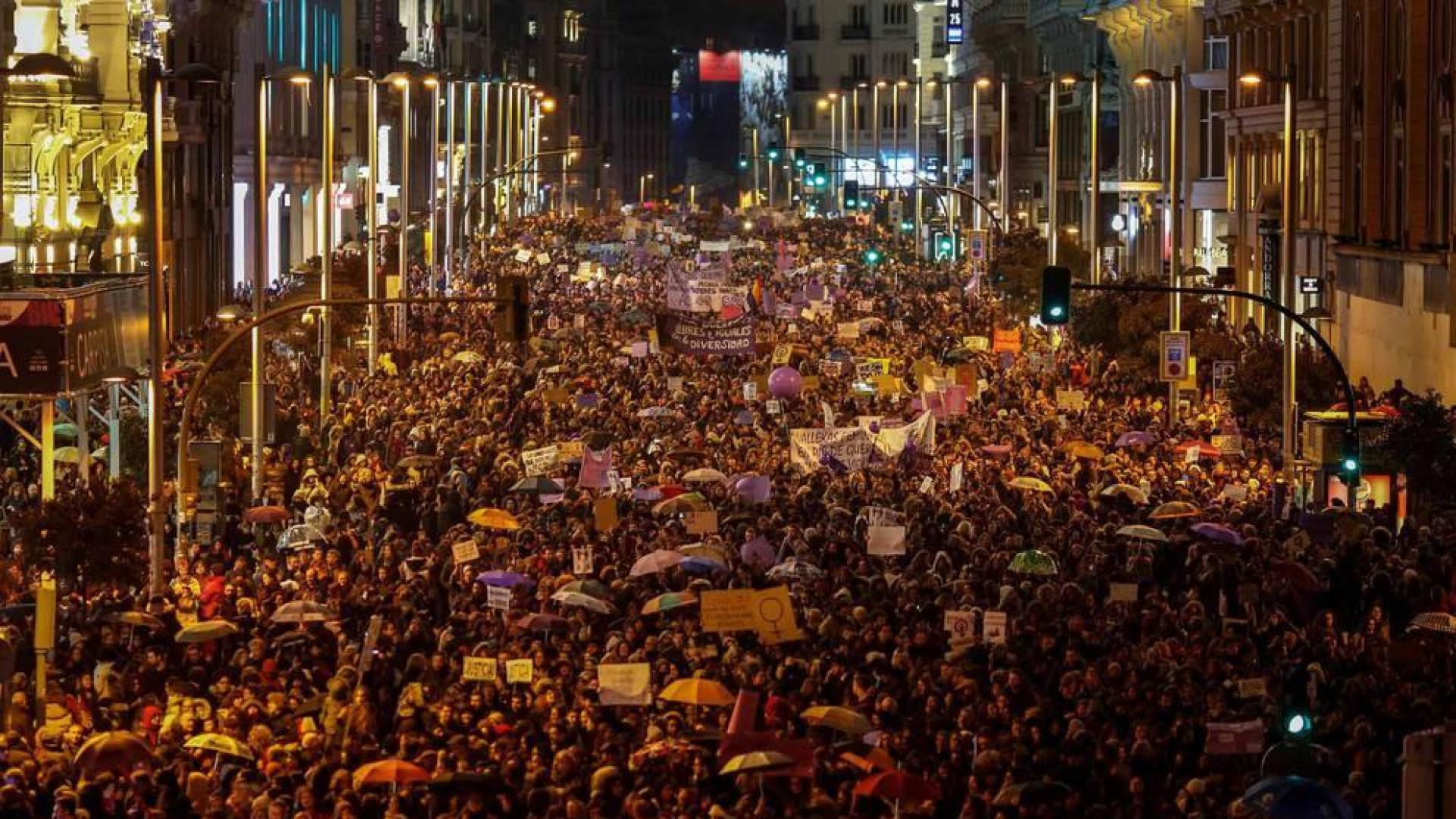 Imágenes de Madrid, Barcelona, Bilbao, Valencia, Málaga, Oviedo, Vigo...