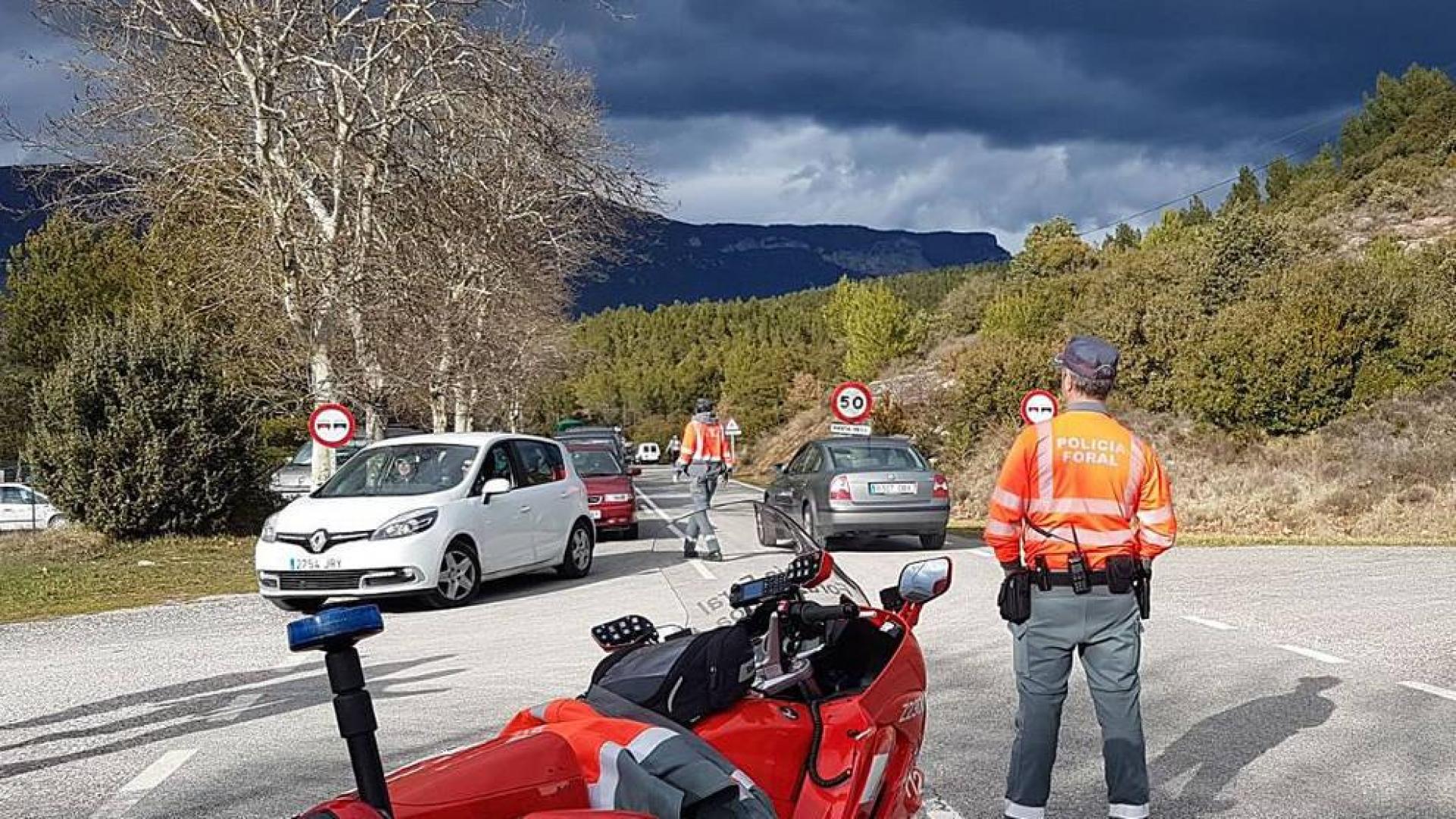 Se activa el dispositivo de la Policía Foral ante el inicio de la segunda Javierada
