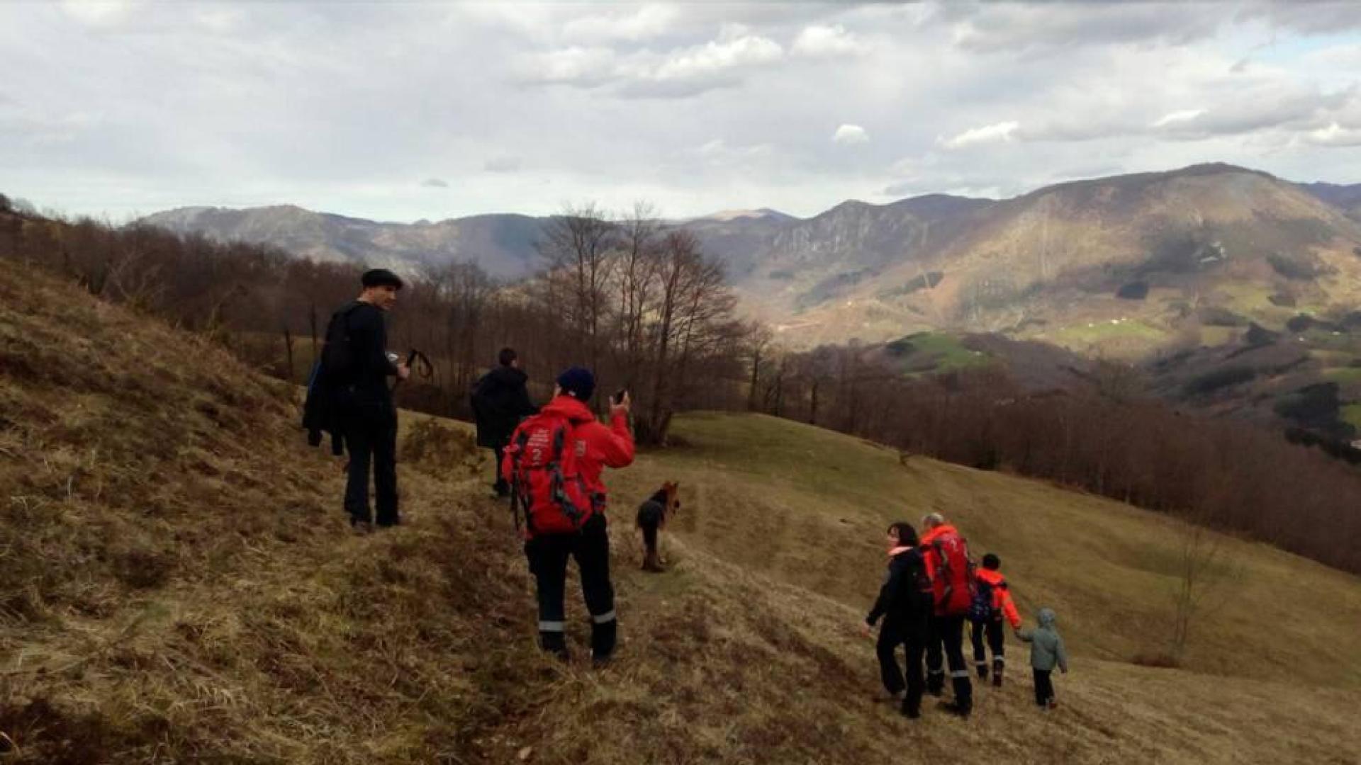 Rescatada una familia en Las Malloas al no poder descender por Balerdi