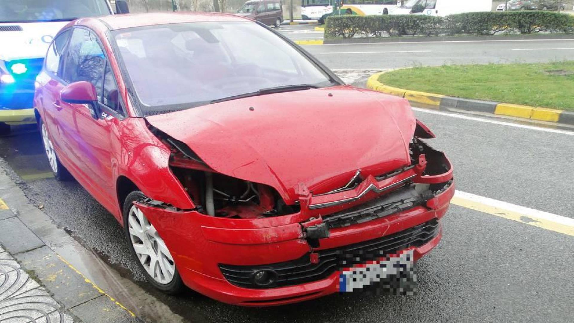 La lluvia de este miércoles provoca ocho accidentes de tráfico en Pamplona