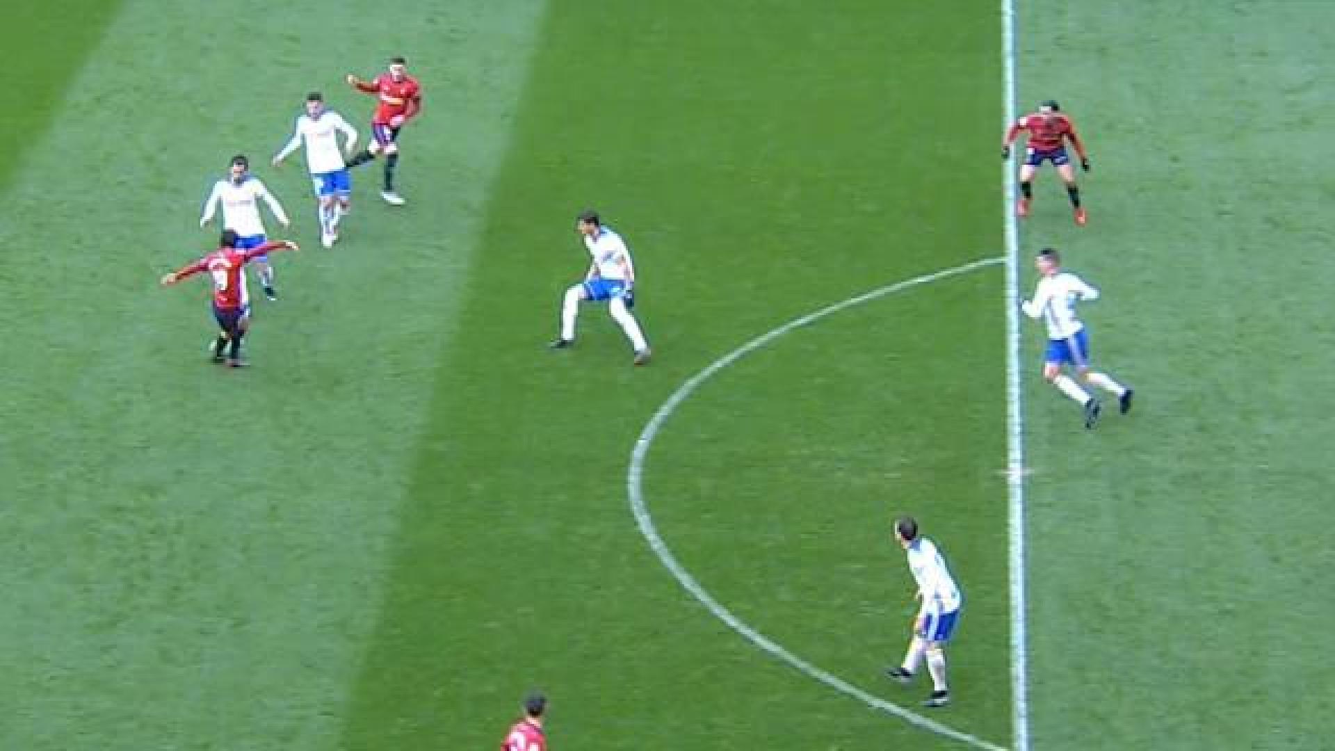 El árbitro Varón Aceitón anuló un gol legal a Quique