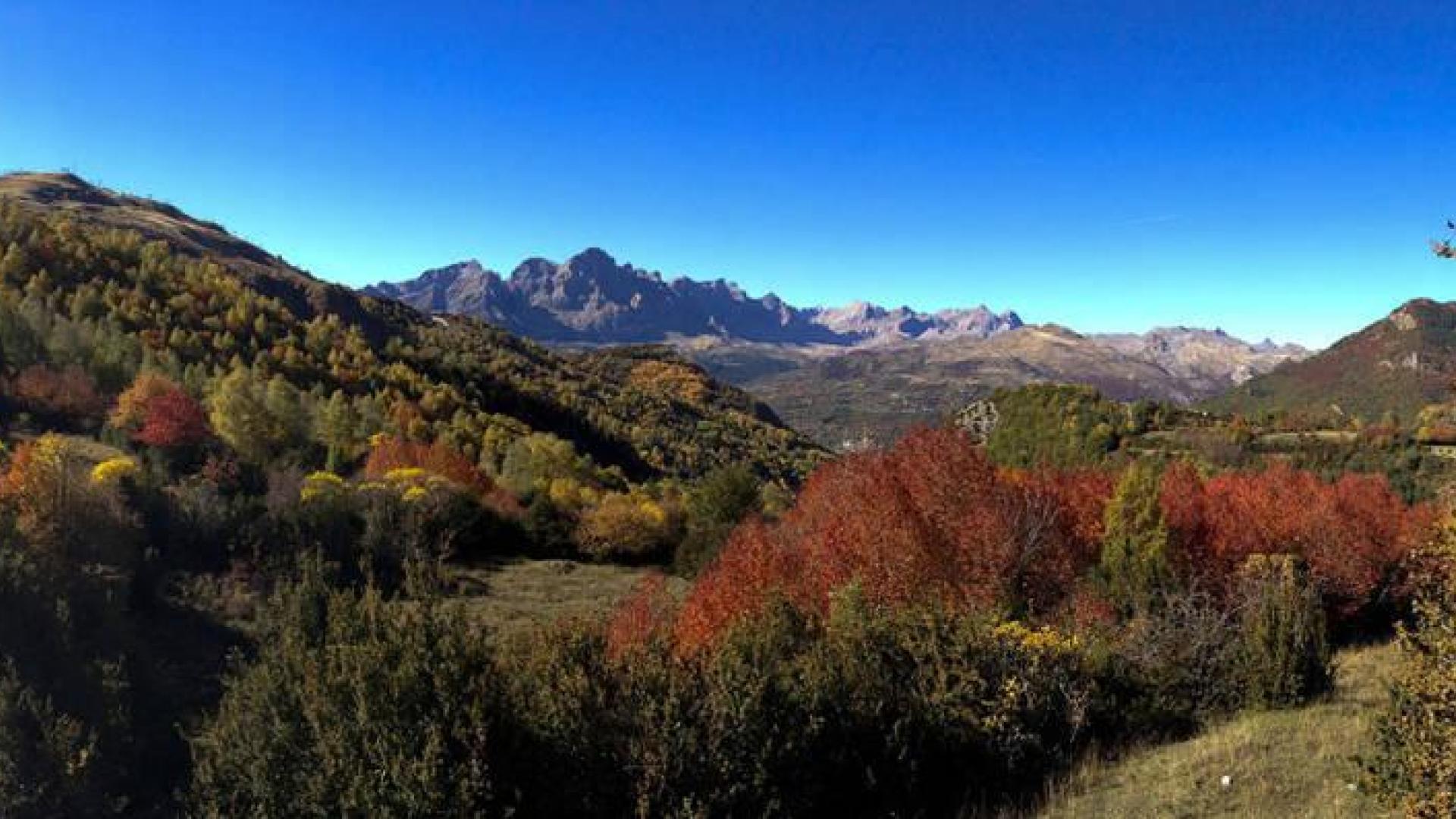 Rescatado un montañero de Pamplona al caerse en un barranco en Huesca