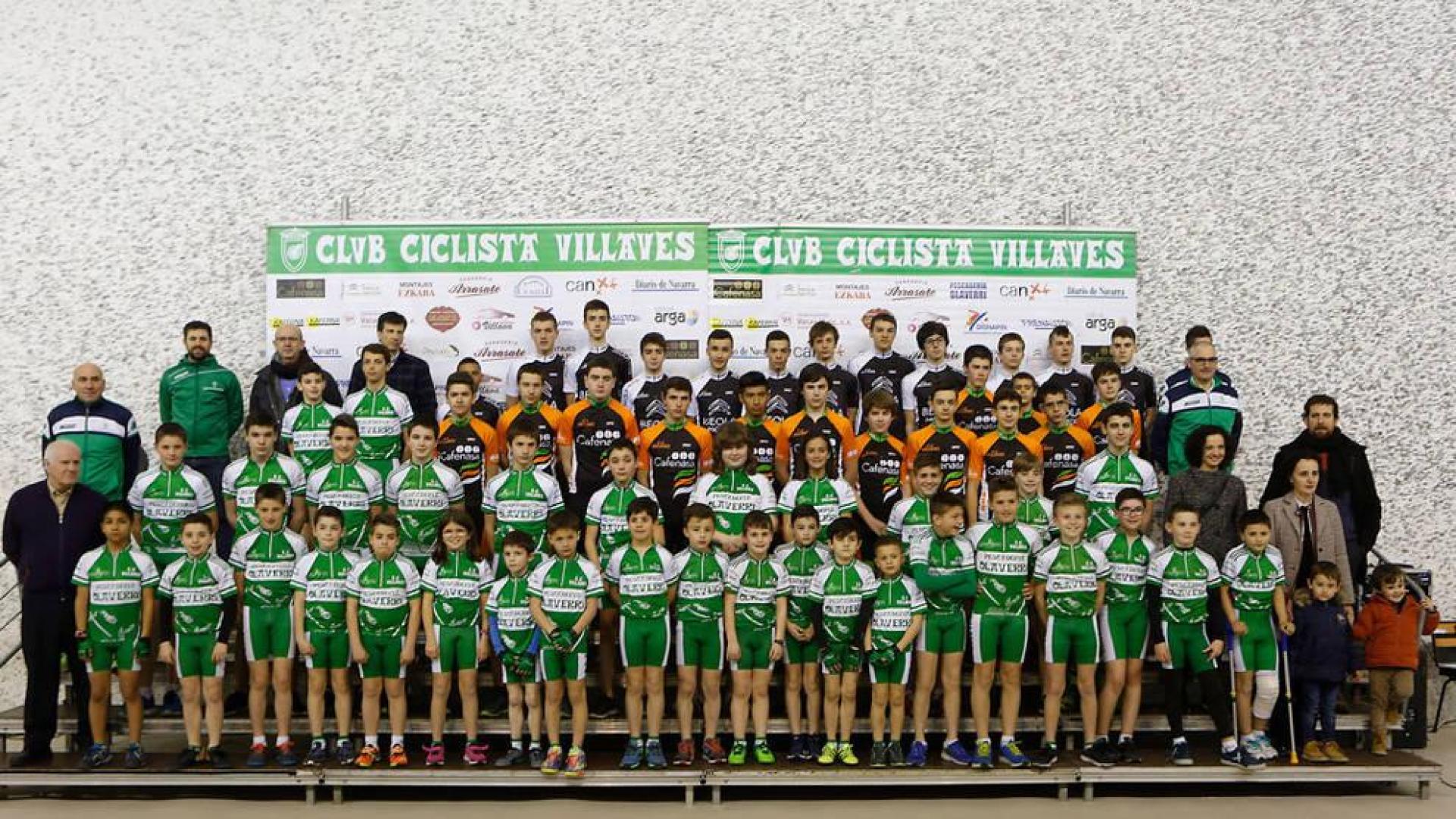 Puesta de largo del Club Ciclista Villavés 2018