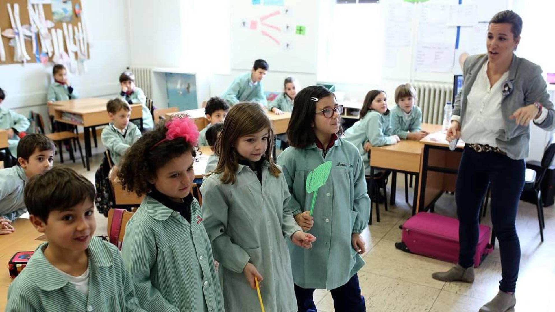 Alumnado del colegio Sagrado Corazón