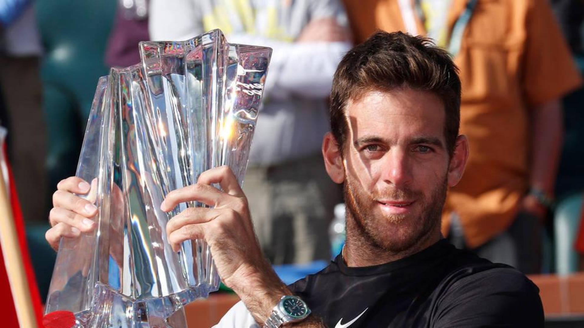 Juan Martín Del Potro, campeón en Indian Wells por primera vez